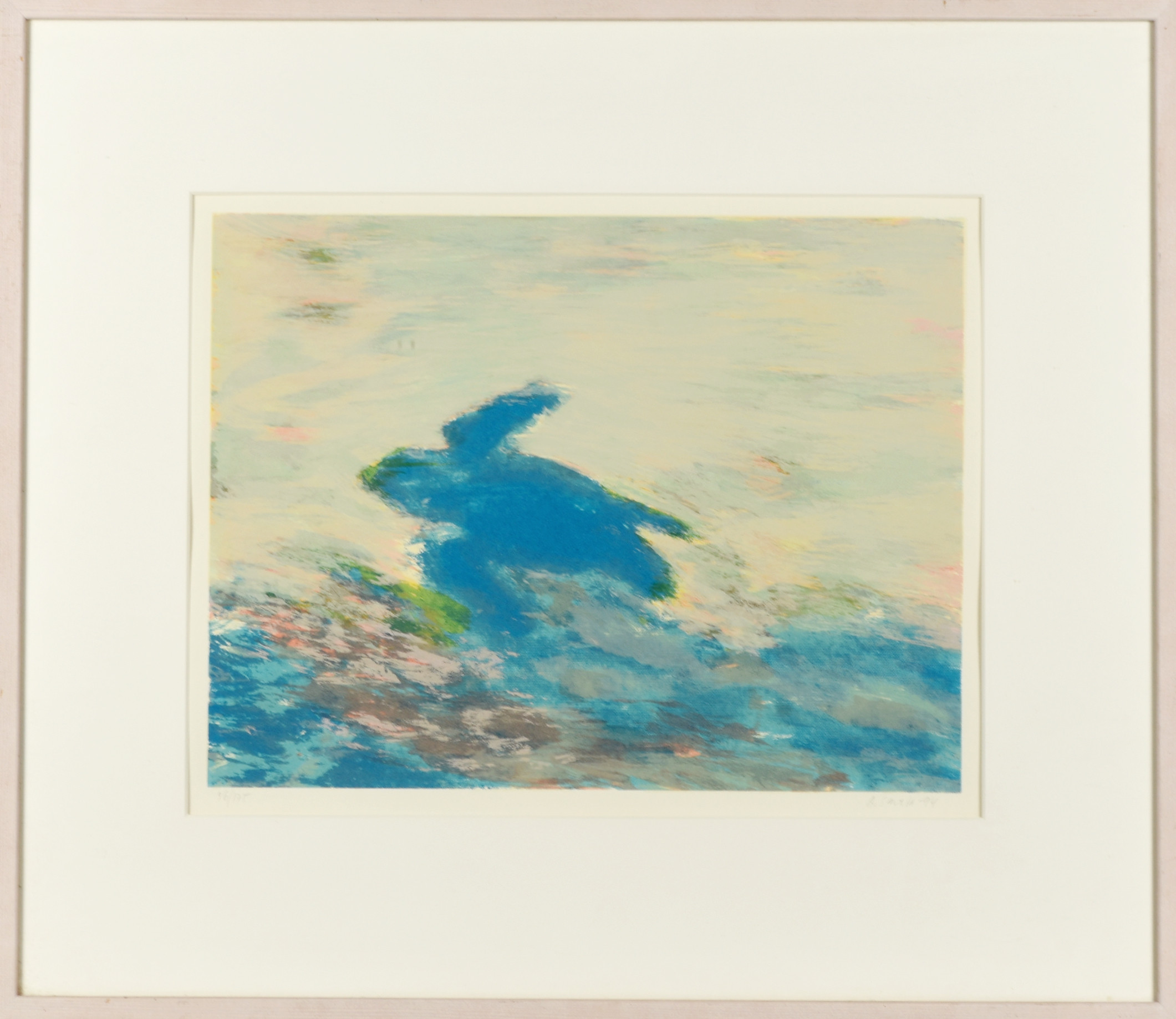 ANTTI SAVELA. Färgserigrafi, Abstrakt motiv, Signerad, Numrerad: 56/175, 1994.