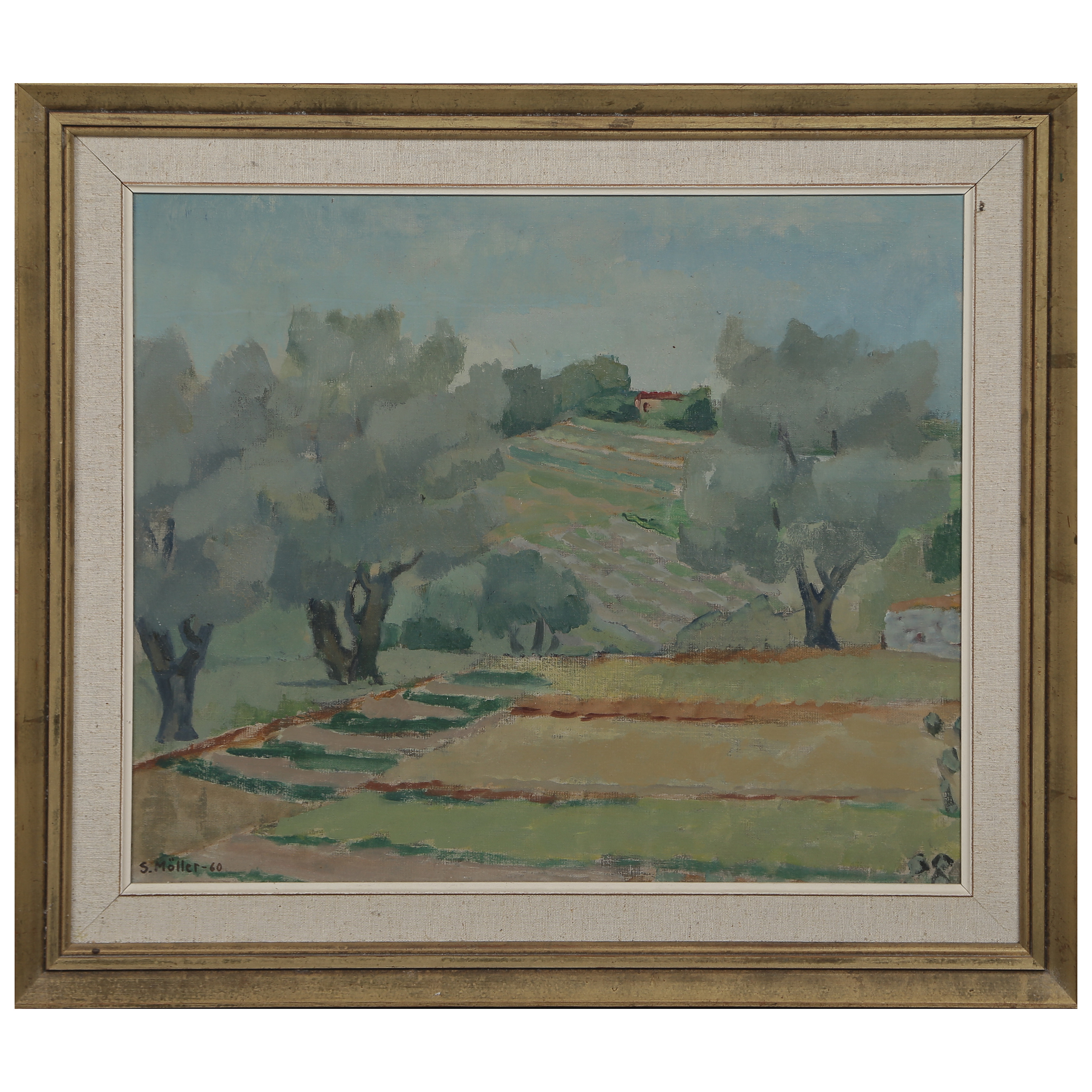 SIGURD MÖLLER (1895-1984) OLJA PÅ DUK, SIGNERAD.