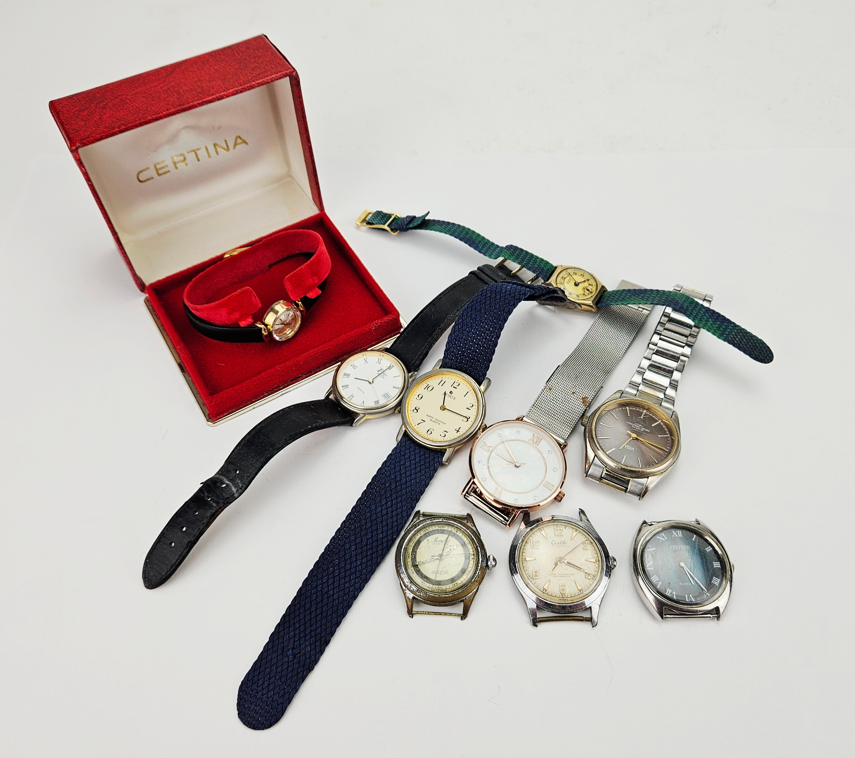 ARMBANDSUR, bland annat Tissot, Skantic Kapitän, Carlto, Certina, Citizen.