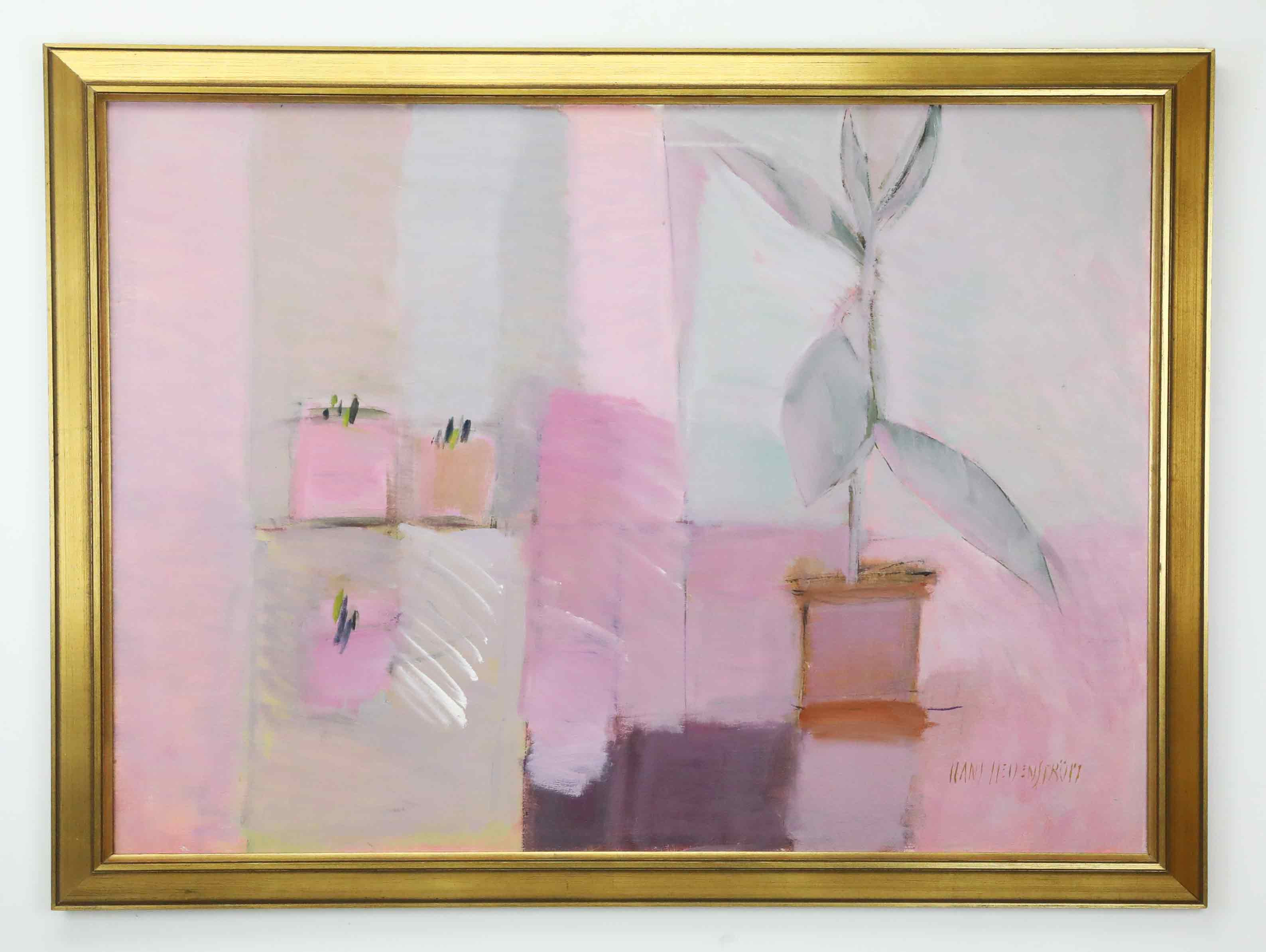 HANS HEDENSTRÖM (1928-2007). olja på duk, "Fönstret", signerad.