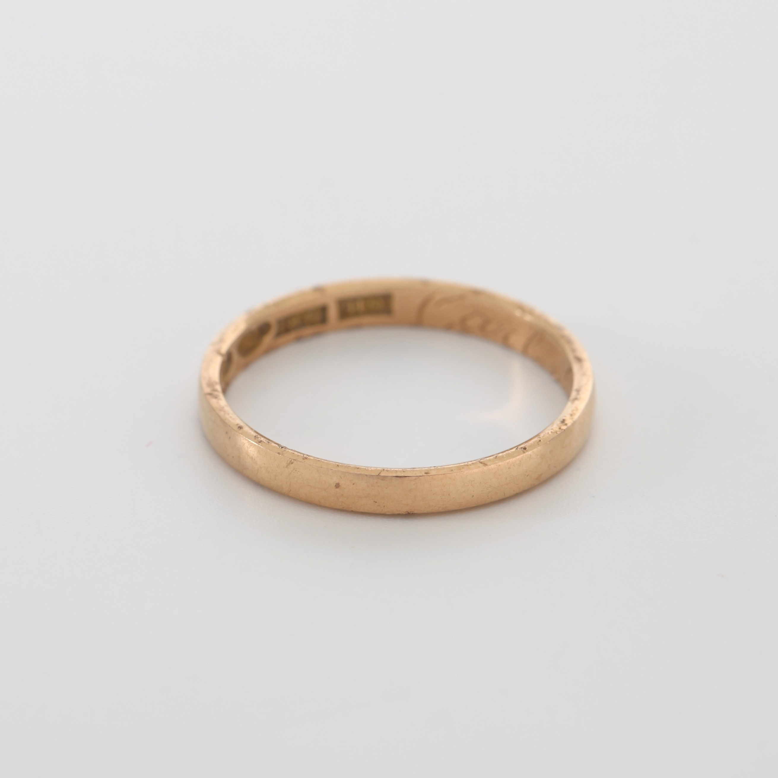SLÄT RING, 18K guld, 1958.