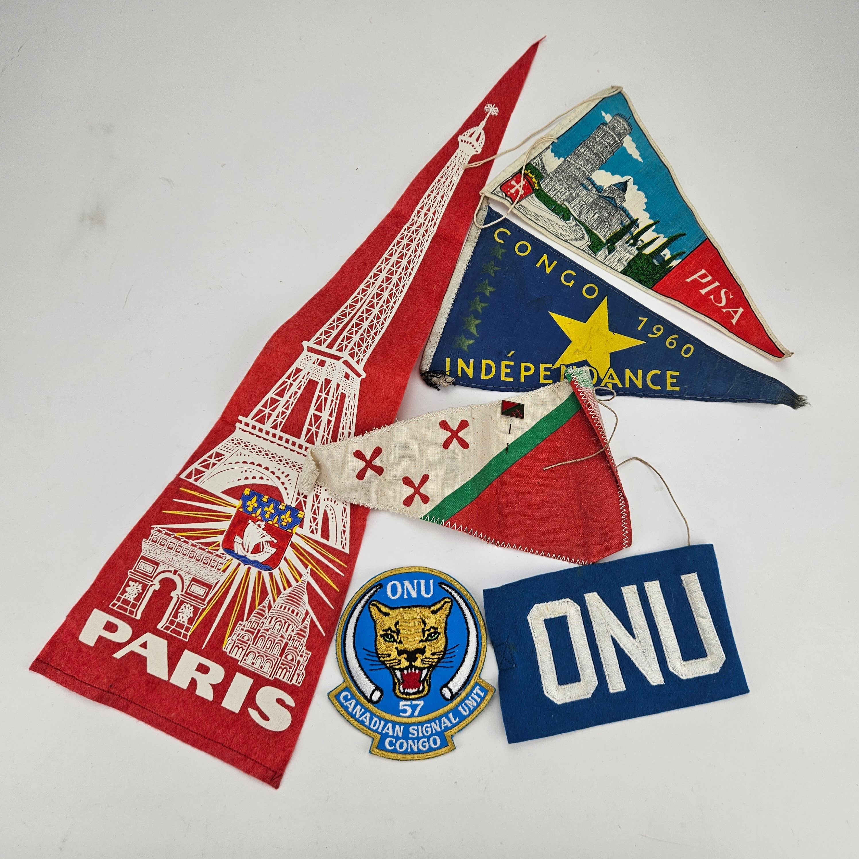 VIMPLAR OCH MÄRKEN, bland annat ONU Canadian signal Unit, Congo.
