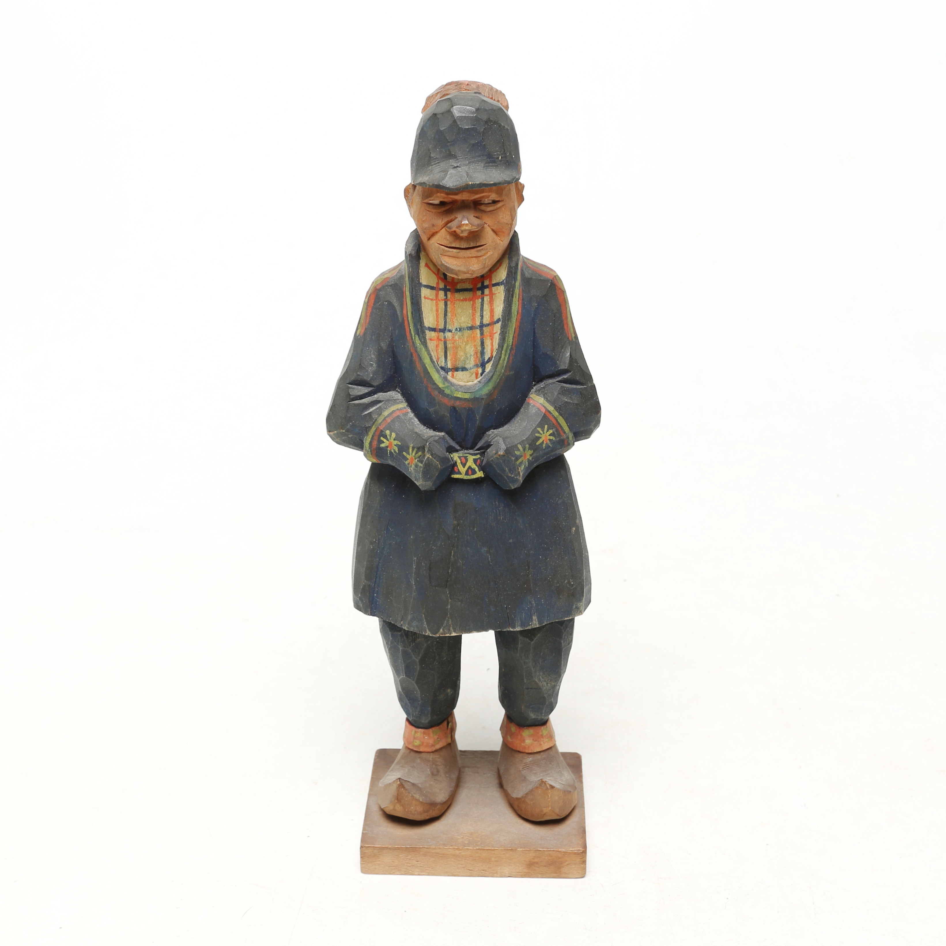 LORENS LARSSON. SKULPTUR, trä, signerad, 1943.