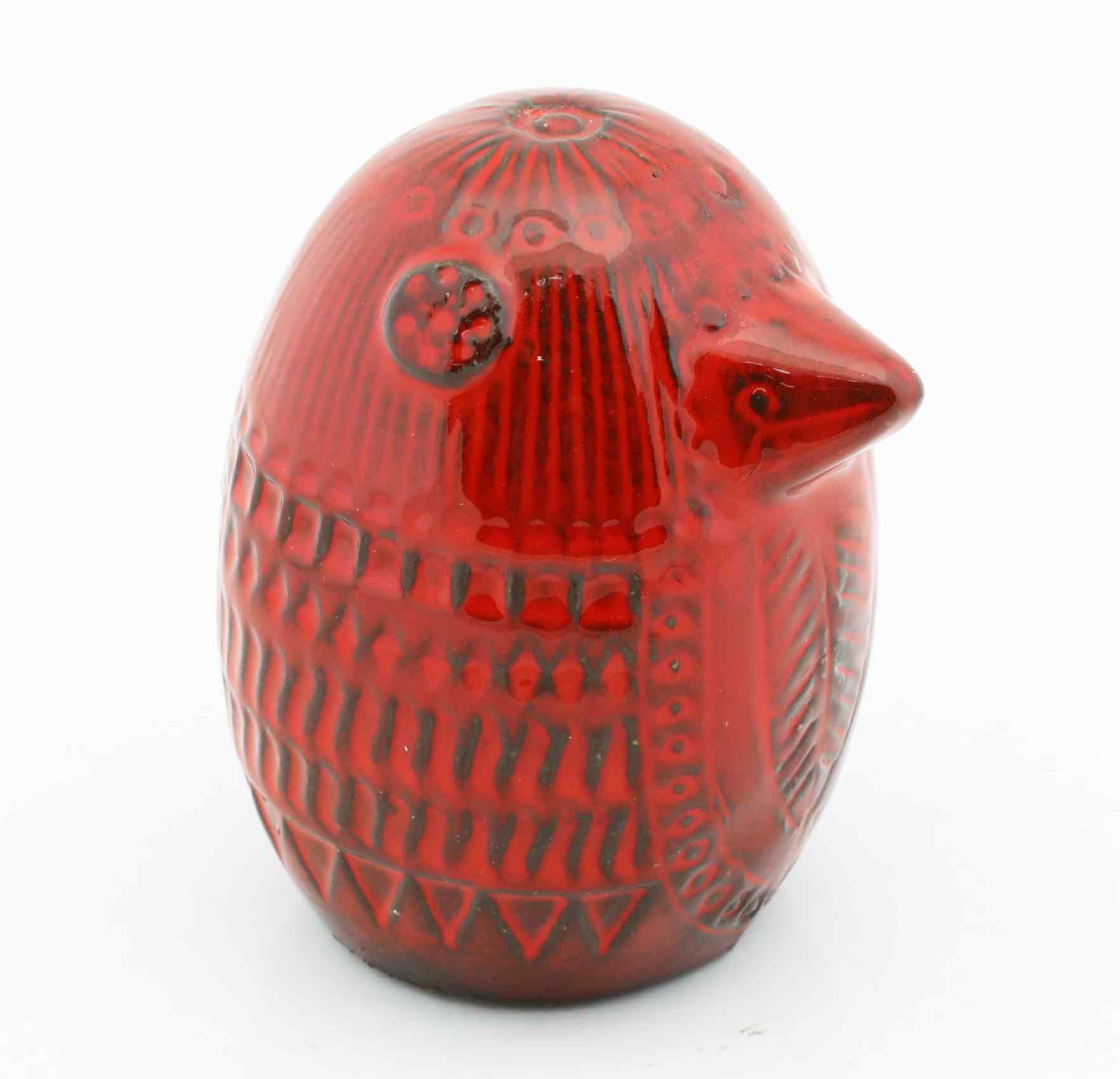 MARI SIMMULSON. Figurin, stengods, Fågel, monogramsignerad, Upsala ekeby, 1960/70-tal.