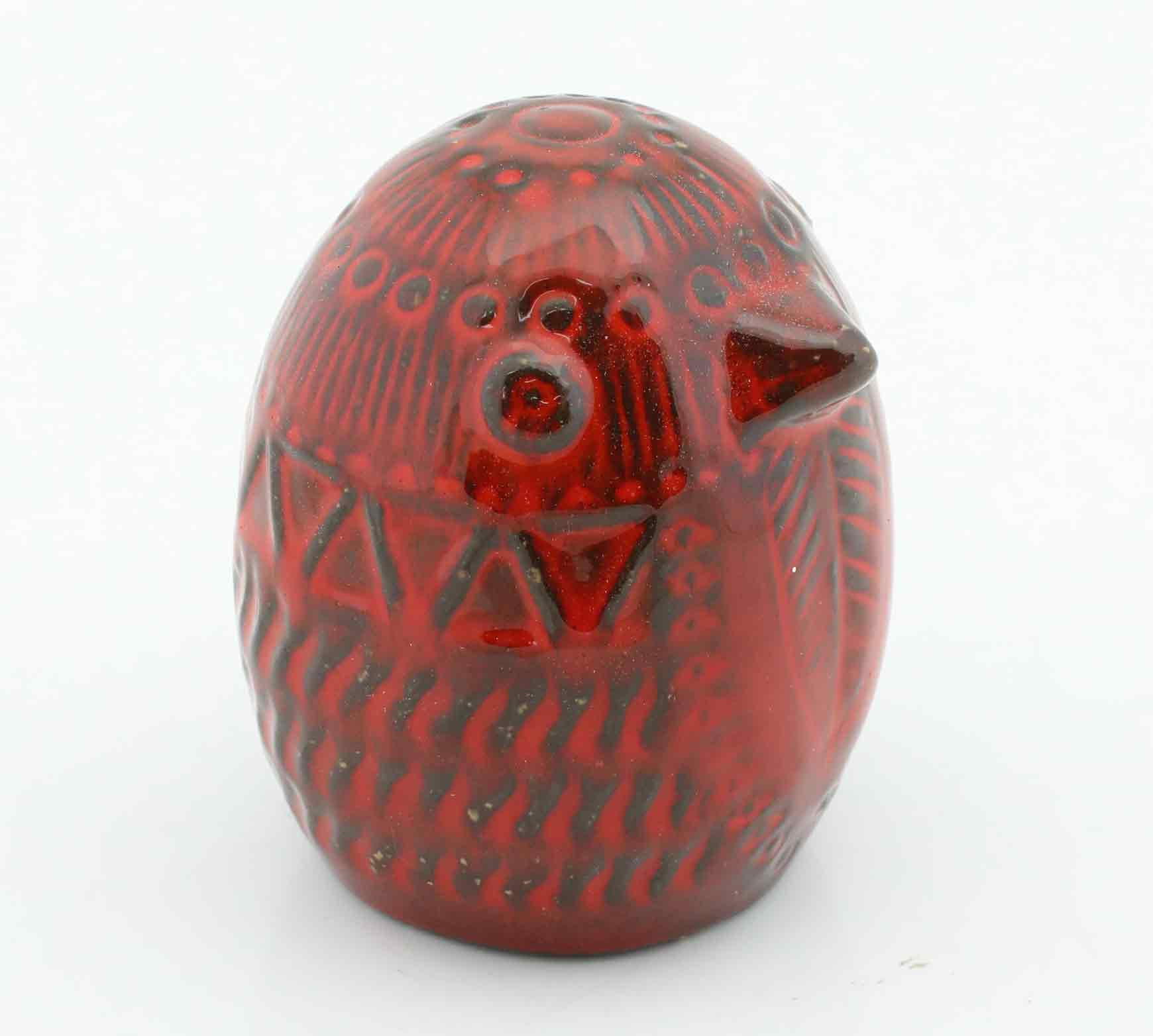 MARI SIMMULSON. Figurin, lergods, Fågel, monogramsignerad, Upsala Ekeby, 1960/70-tal.