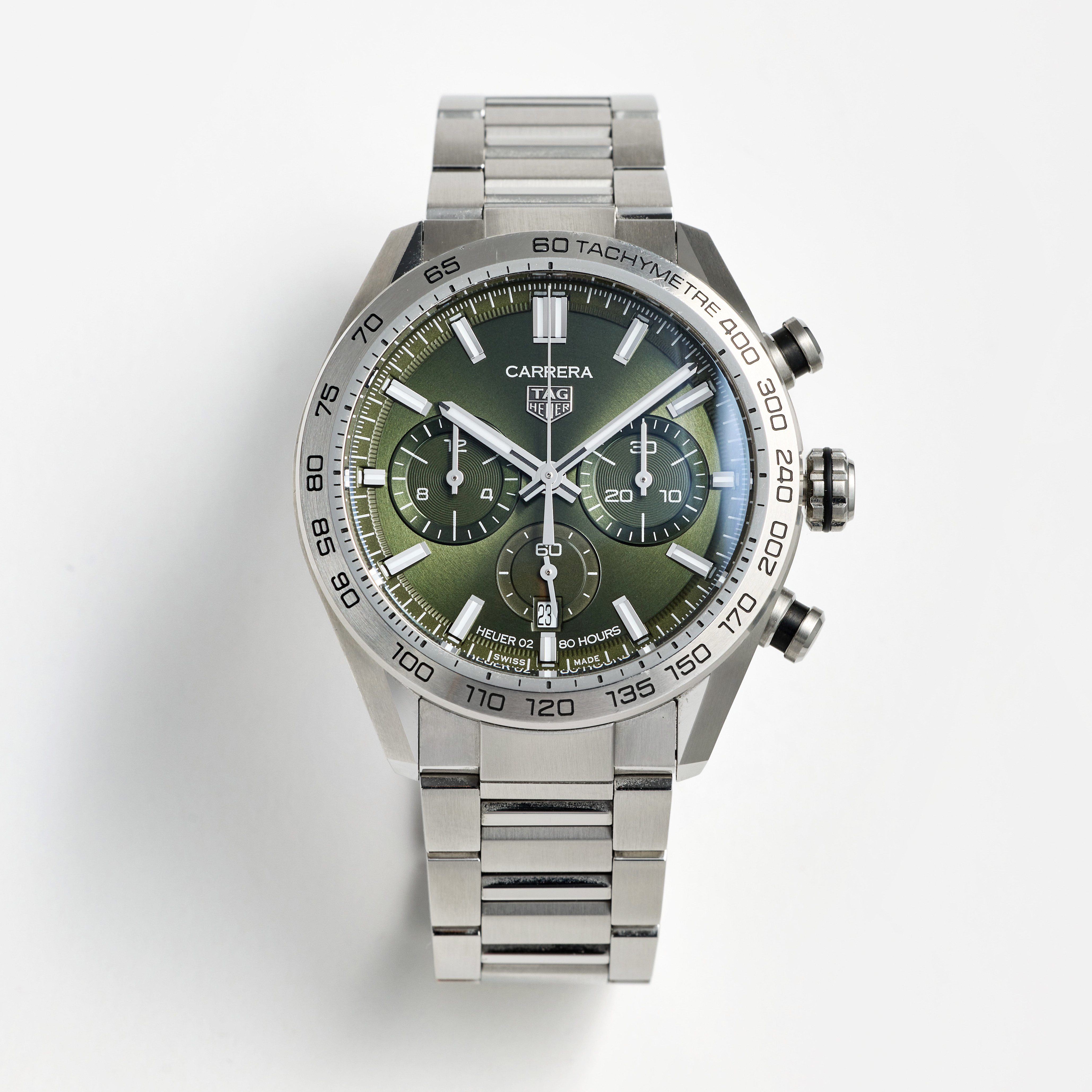 TAG HEUER, Carrera, kronograf, armbandsur, 44 mm, stål, certifikat, november 2023.