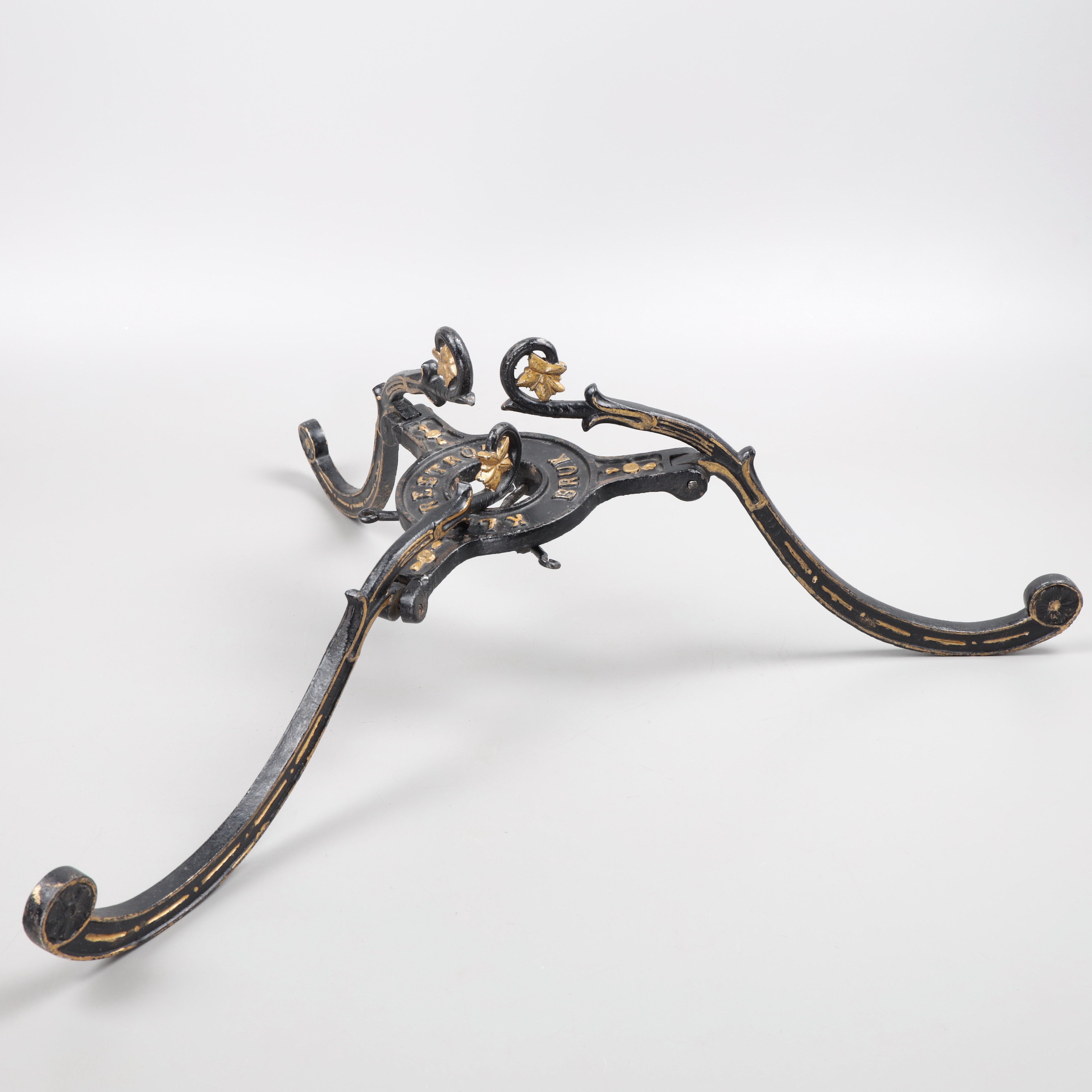 JULGRANSFOT, gjutjärn, Klafreströms Bruk, 1800/1900-tal.