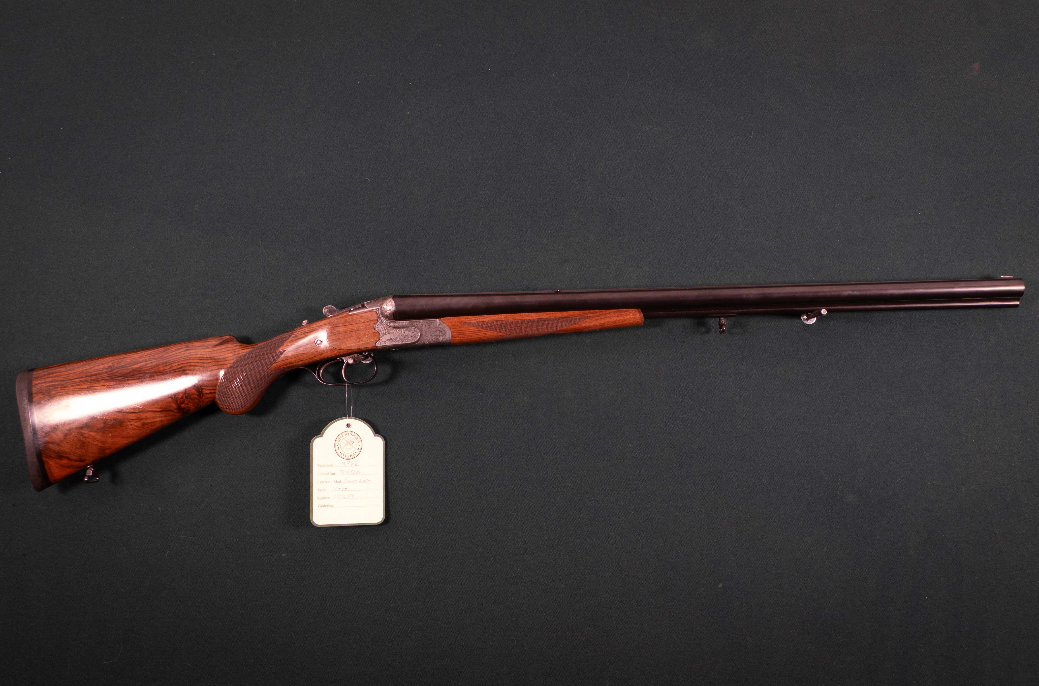 Sauer & Sohn kal. 12/6,5x58R Tillv.nr. 15489.