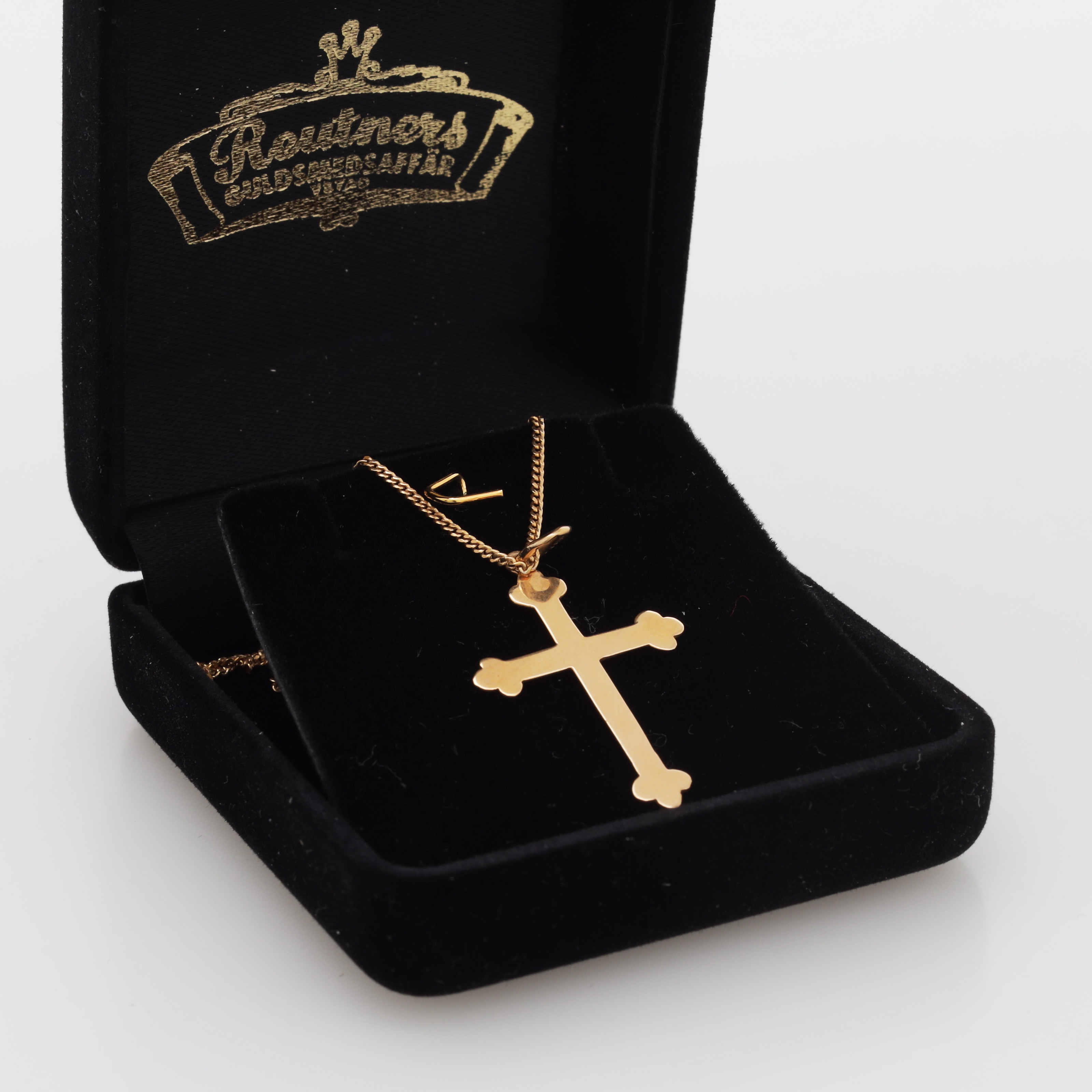HALSBAND med HÄNGE, guld, 18K, vikt 3,61 gram.