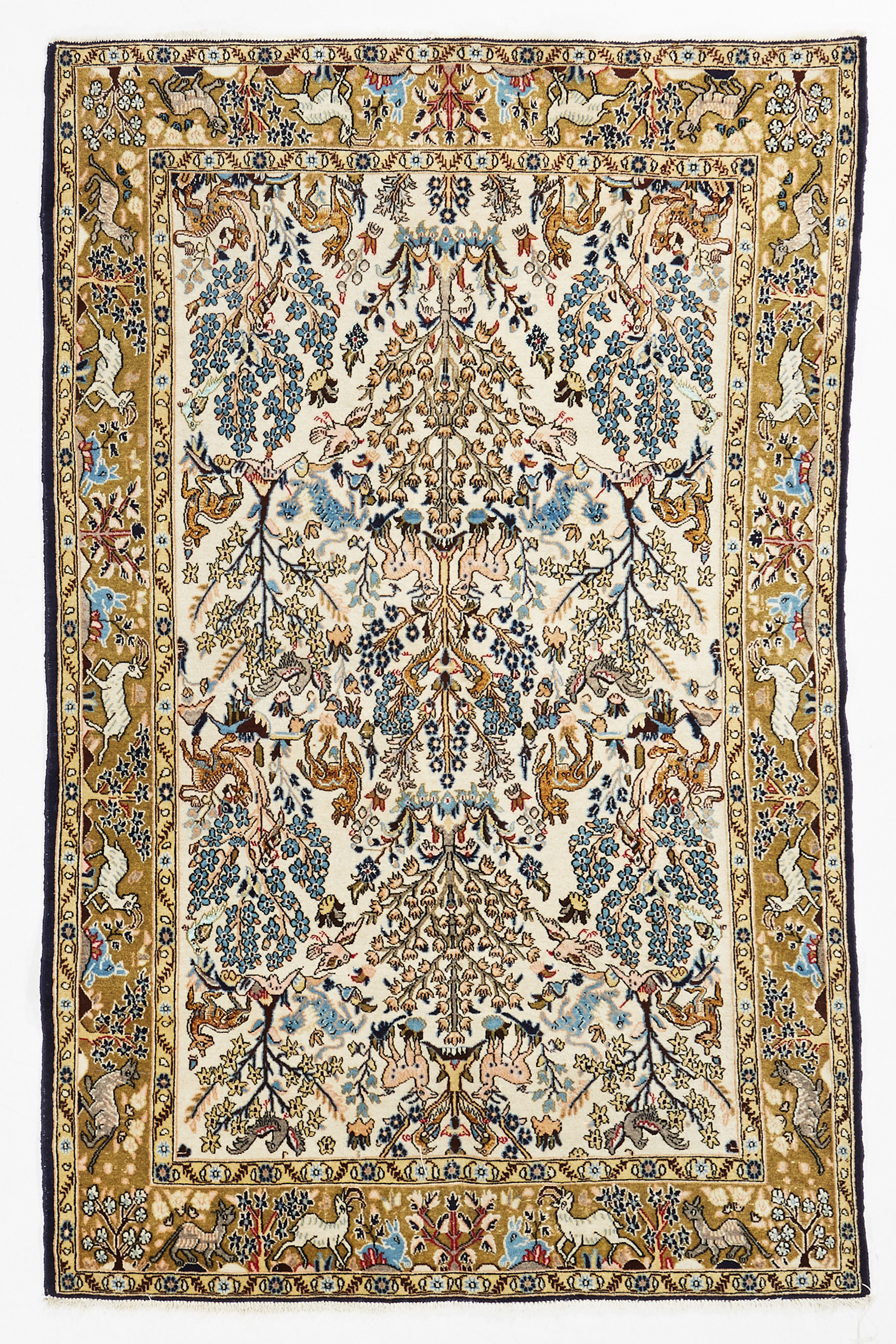 ORIENTMATTA, Ghom, semiantik/old 206x133 cm.
