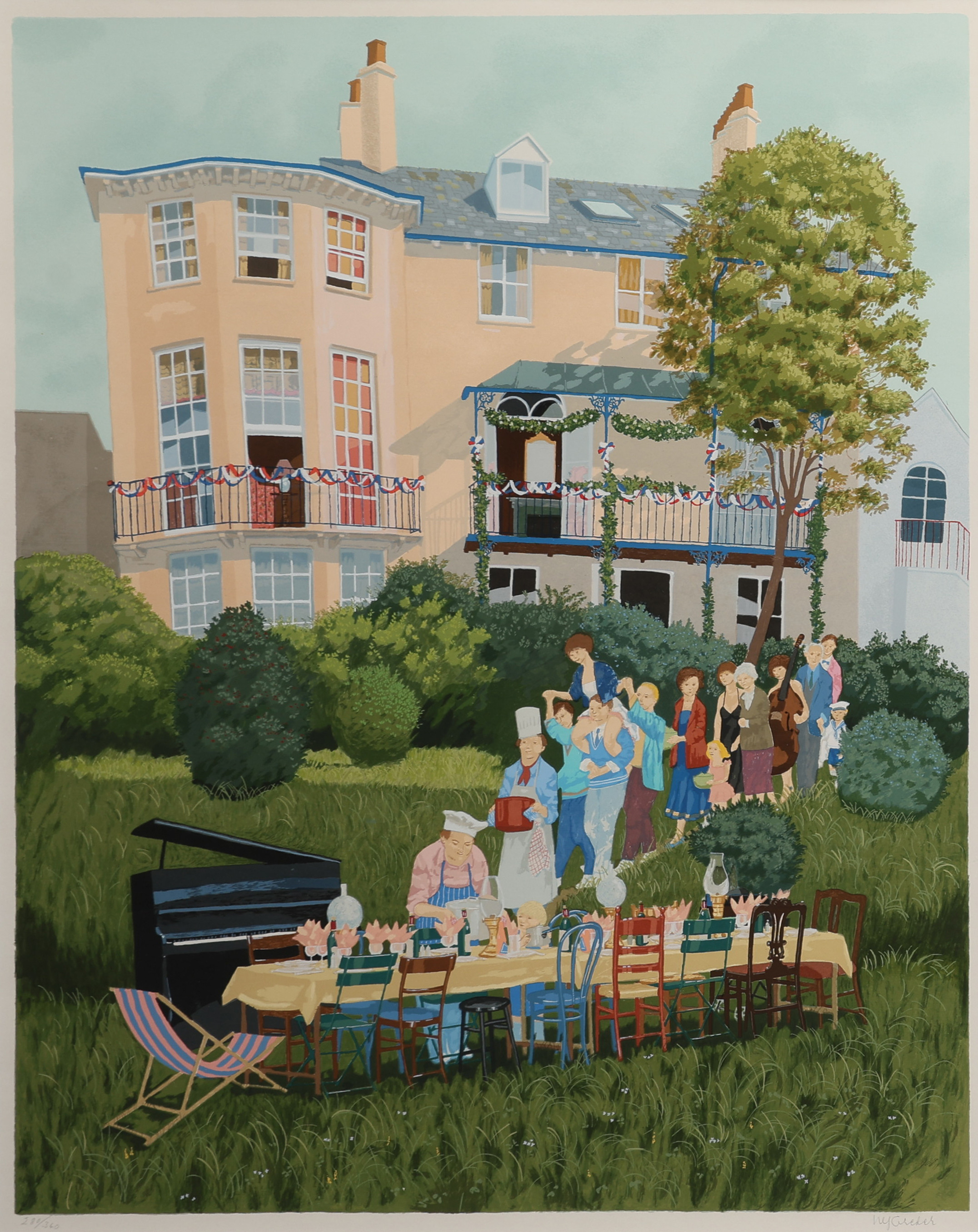 ULF GREDER. SERIGRAFI, "THE APPOINTMENT", SIGNERAD OCH NUMRERAD 280/360.