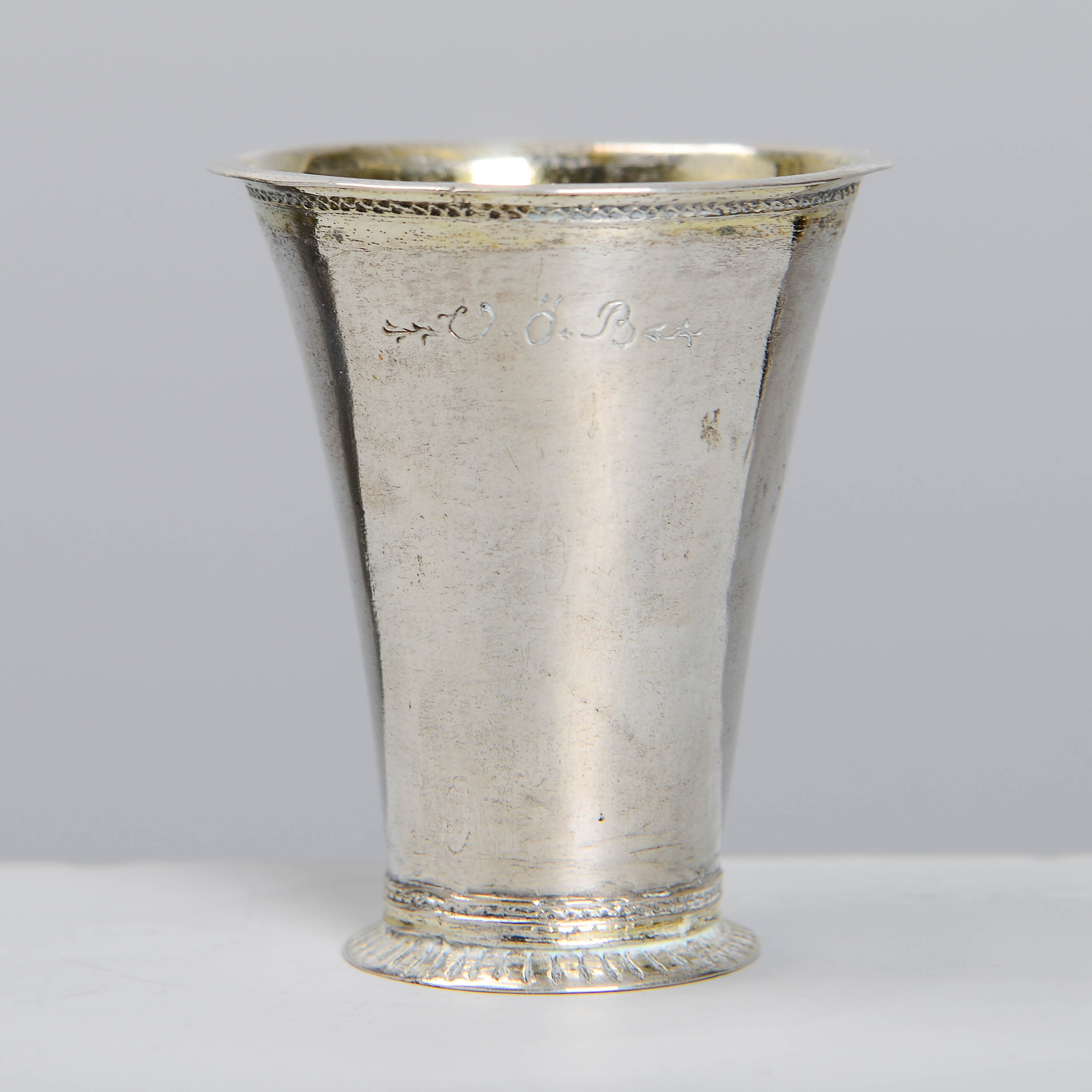 PETTER DAVIDSSON. Bägare, silver, Norrköping, 1777.