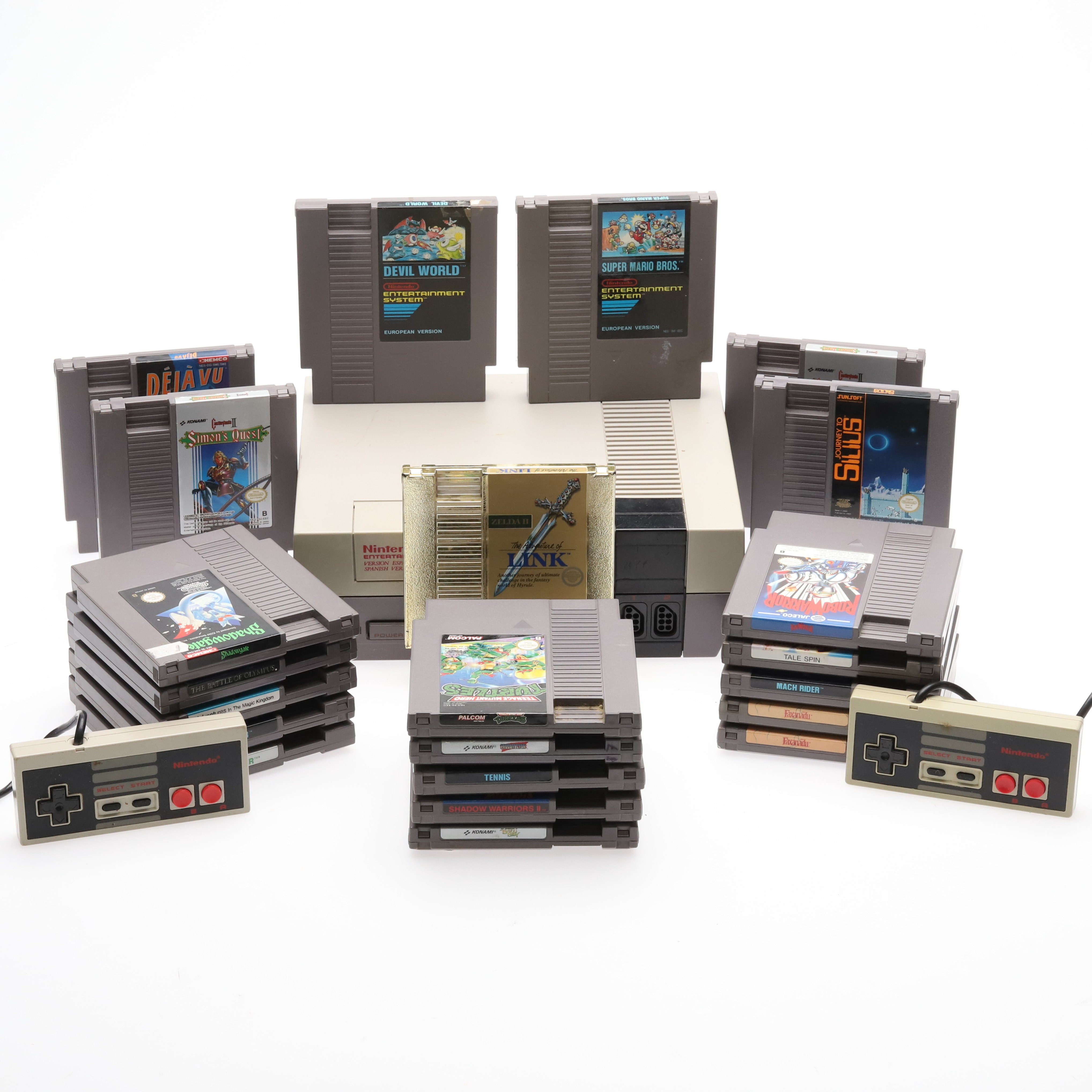 SPELKONSOL Nintendo 8 bitar + 22 spel.