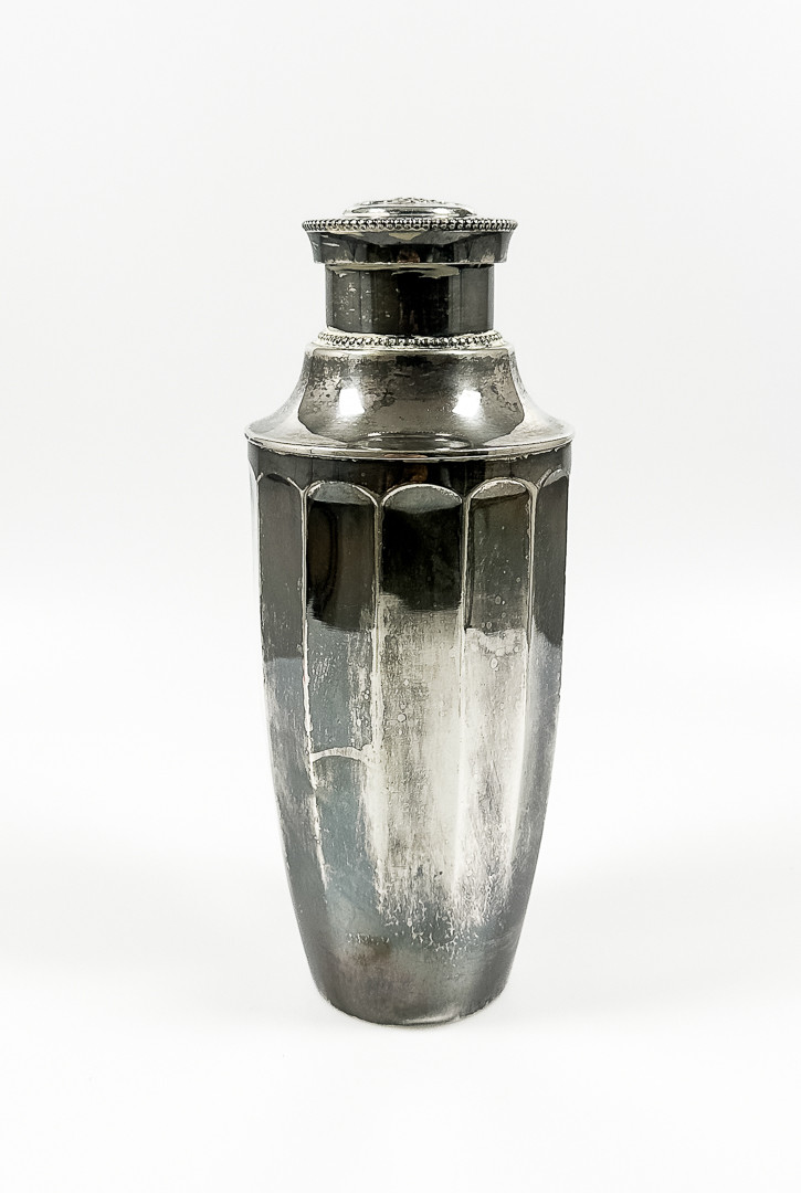 Shaker. Nysilver. Gab. ca 1930-tal.