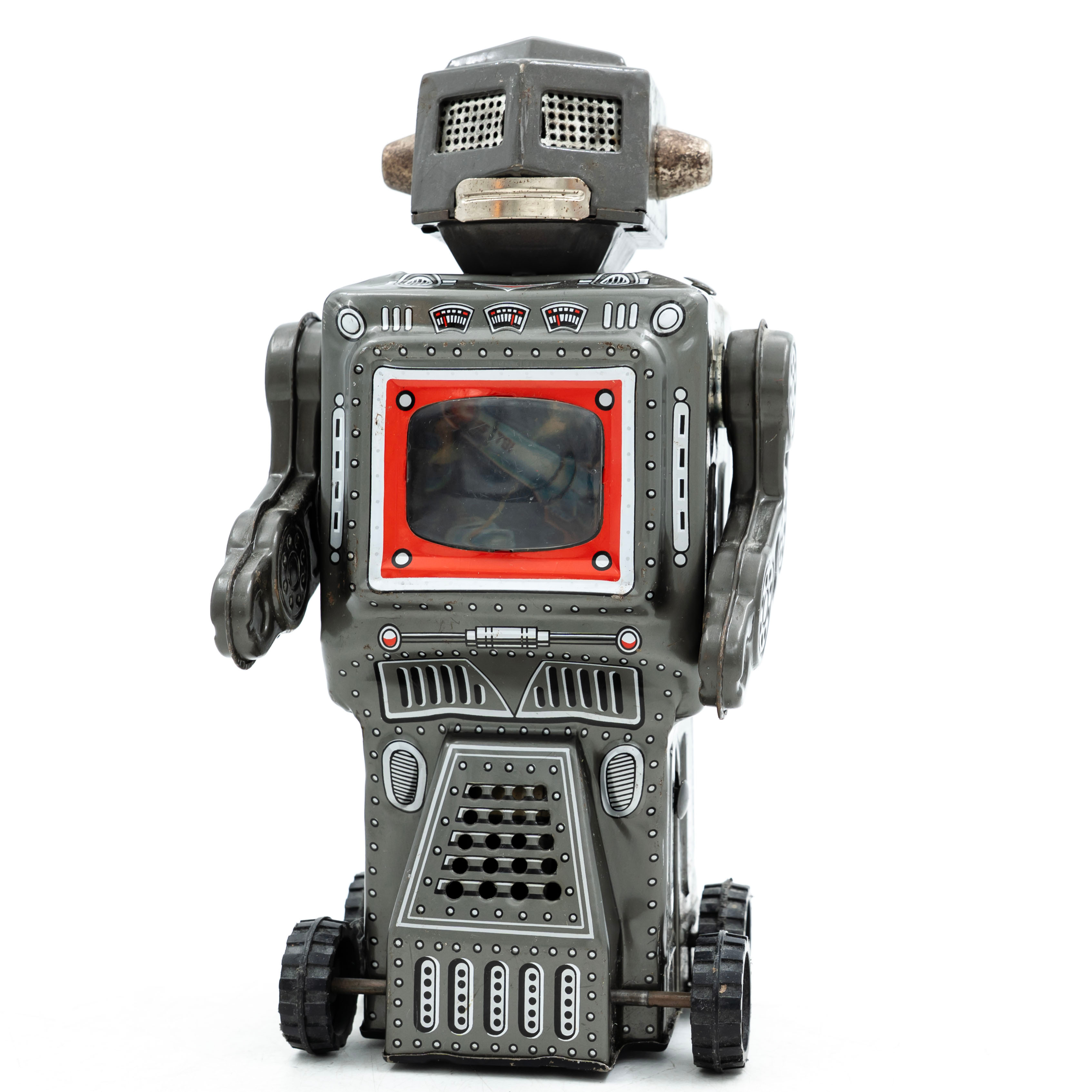 ROBOT, IROKAWA SH, Robot Mars King. 1950-1960, Japan.