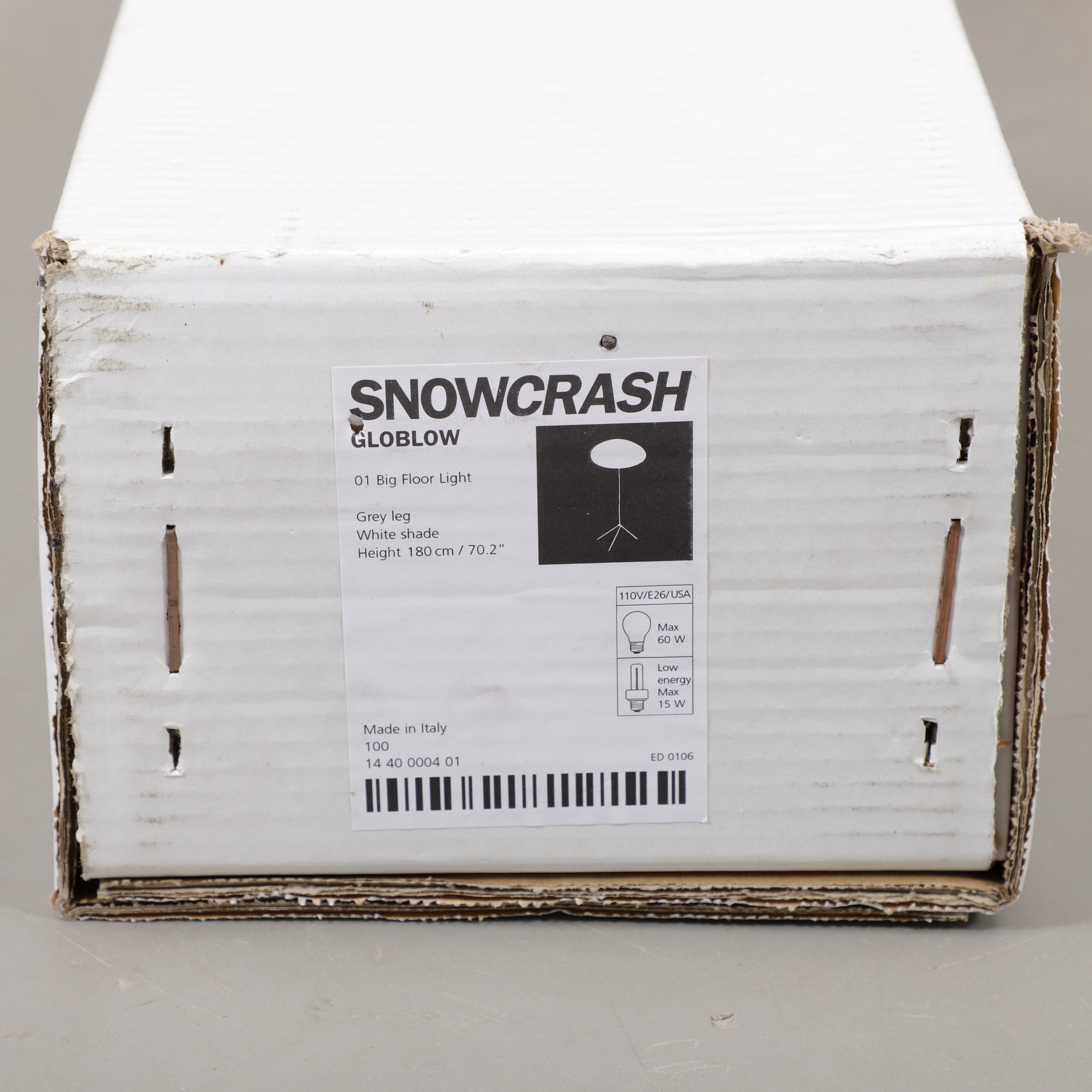 GOLVLAMPA, "Globlow", Snowcrash, Italien, 2000-tal.
