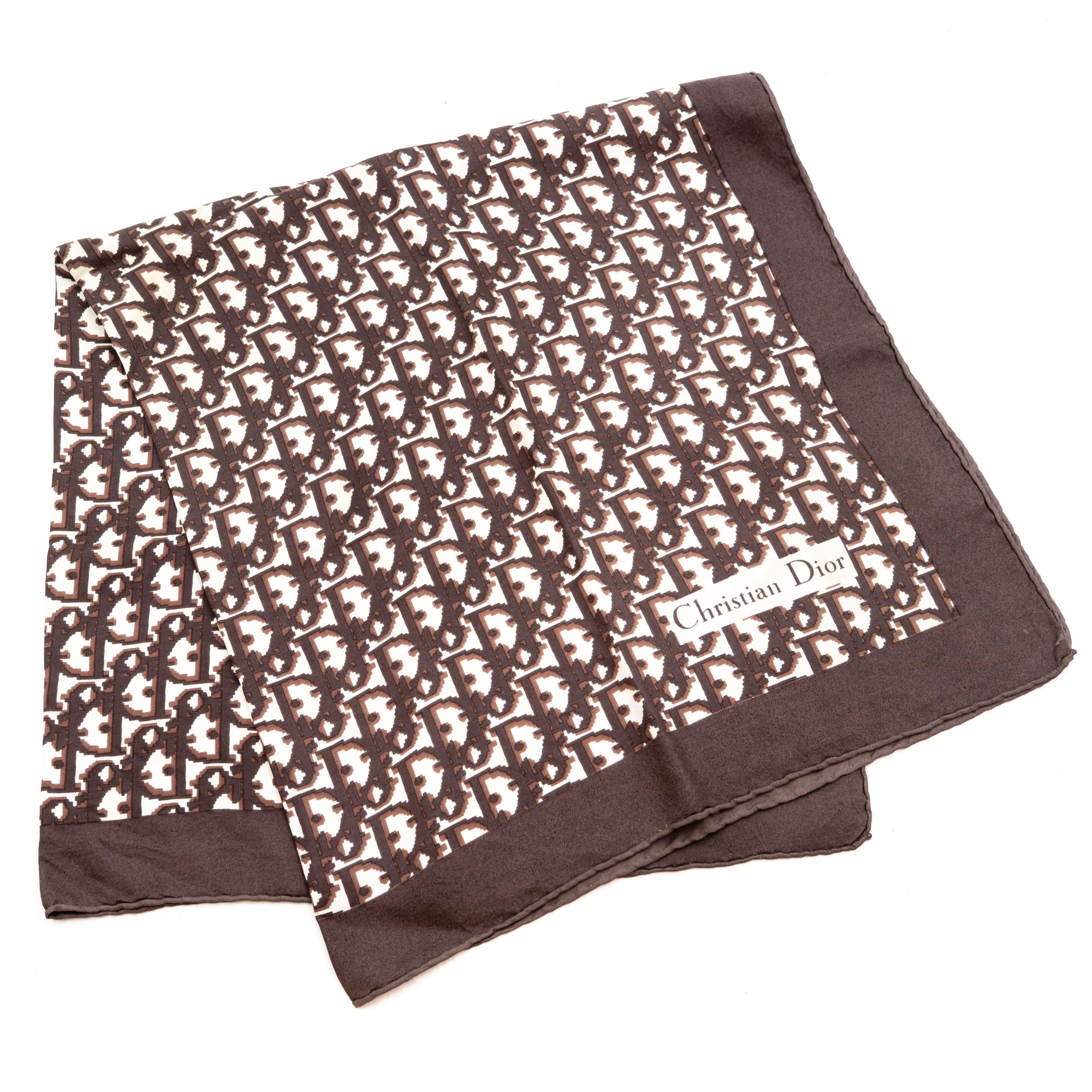 CHRISTIAN DIOR, Scarf, Siden.