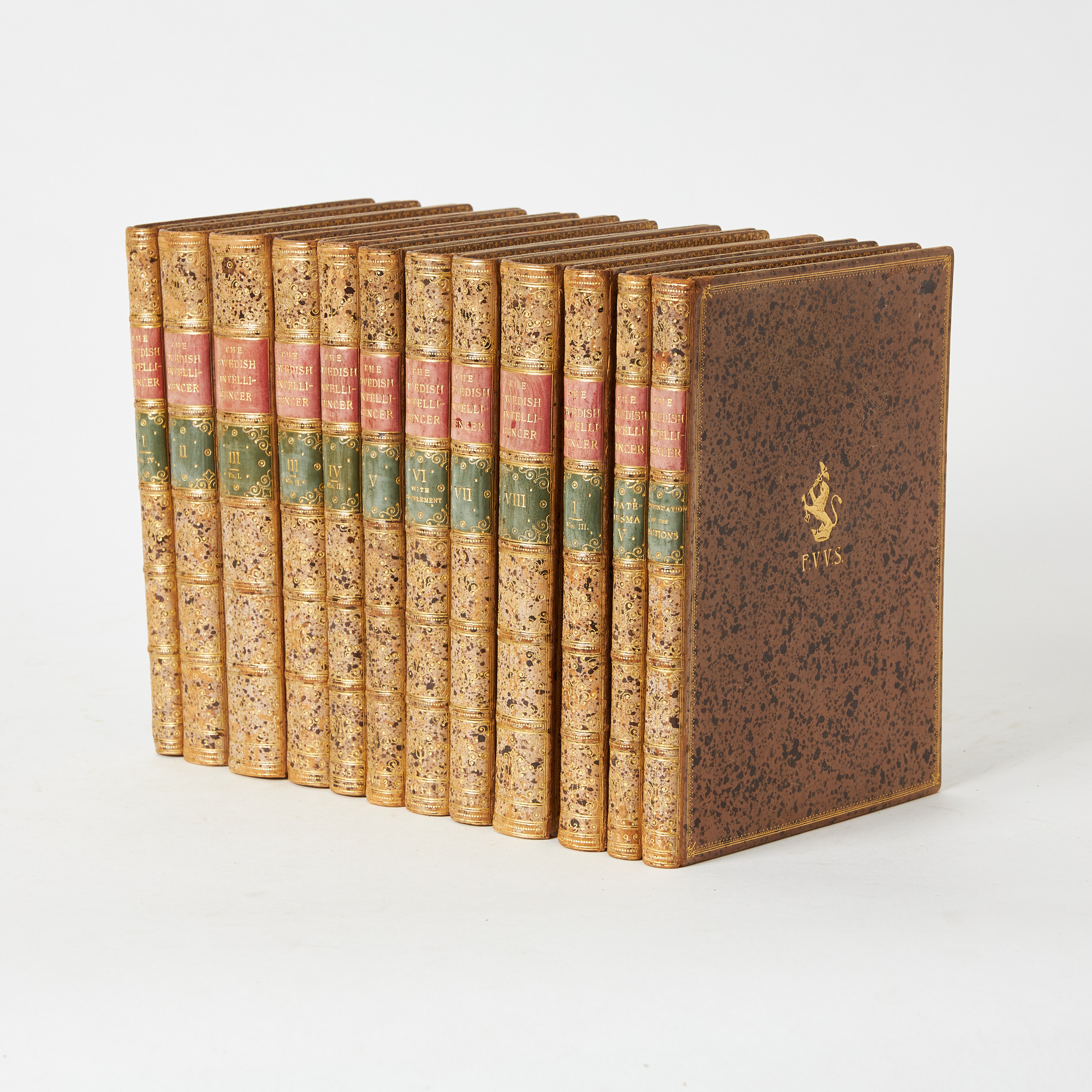 The Swedish Intelligencer. I-VIII + Continuation of the Actions + Diatelesma. London 1632-39. 12 volumes.