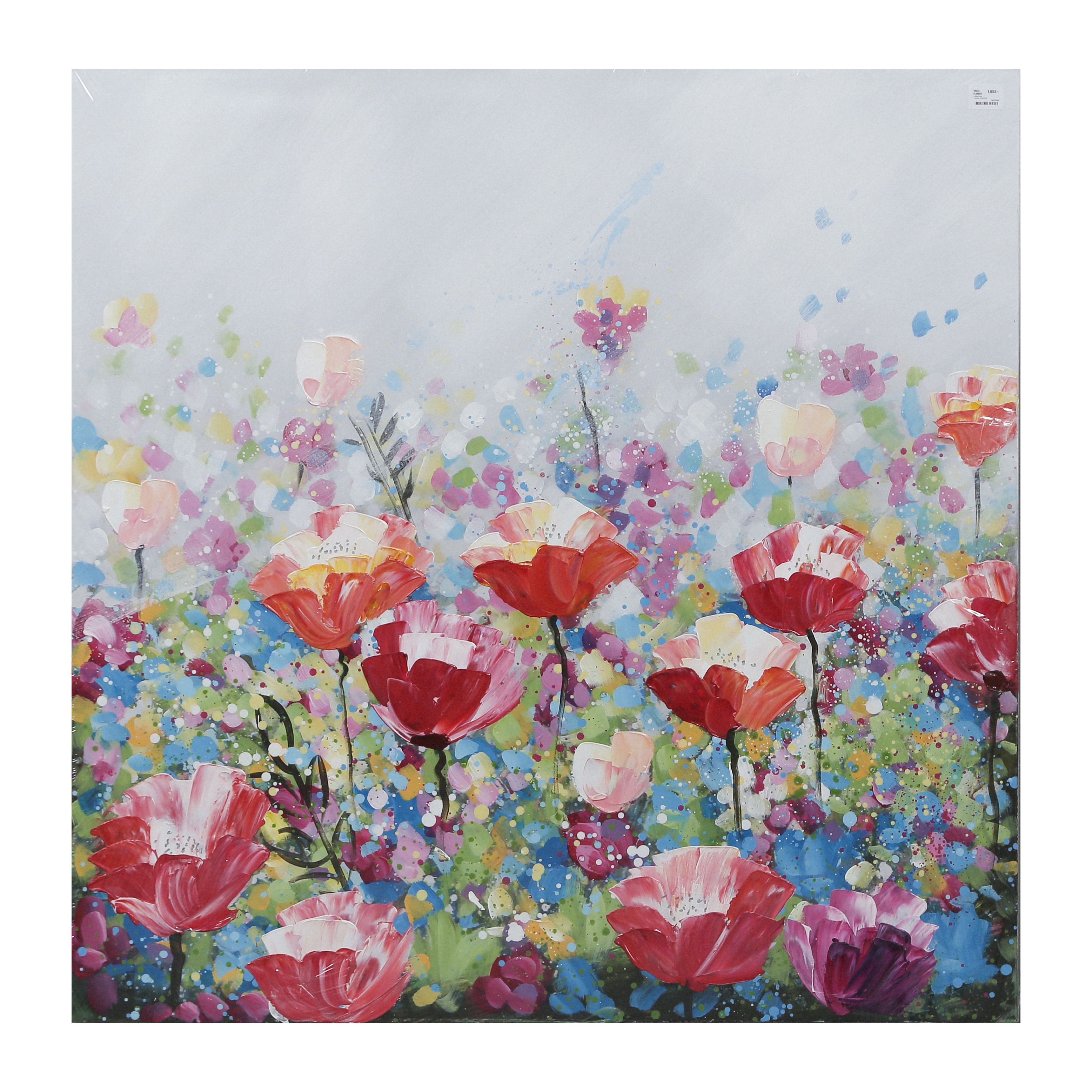TAVLA "FLOWERS" 100X100, SAMTIDA, MIO.