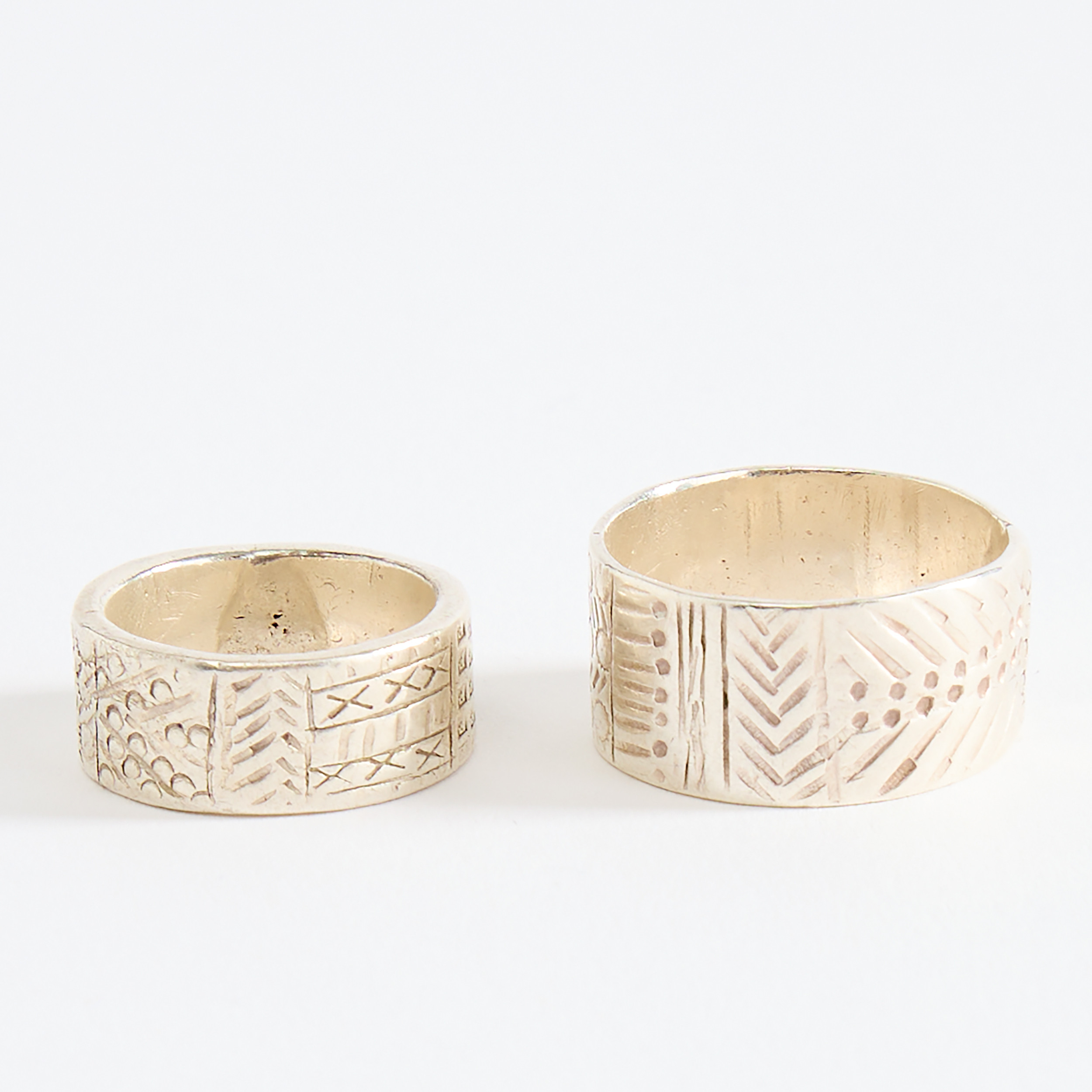 KARIN FERNER. Ringar, två stycken, sterlingsilver, Falun 2003.