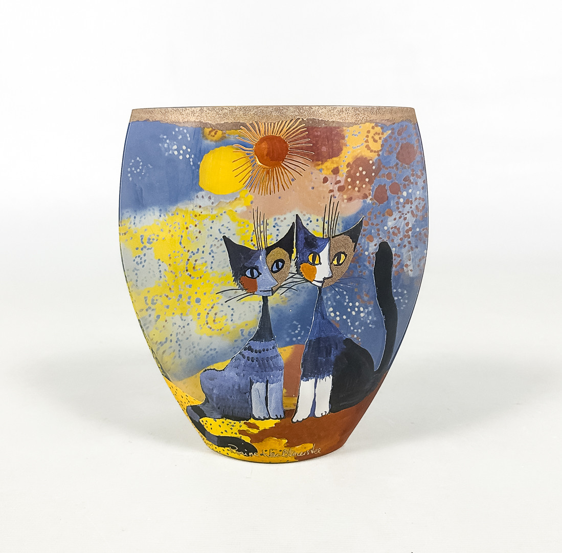ROSINA WACHTMEISTER. VAS, glas, signerad, Goebel.