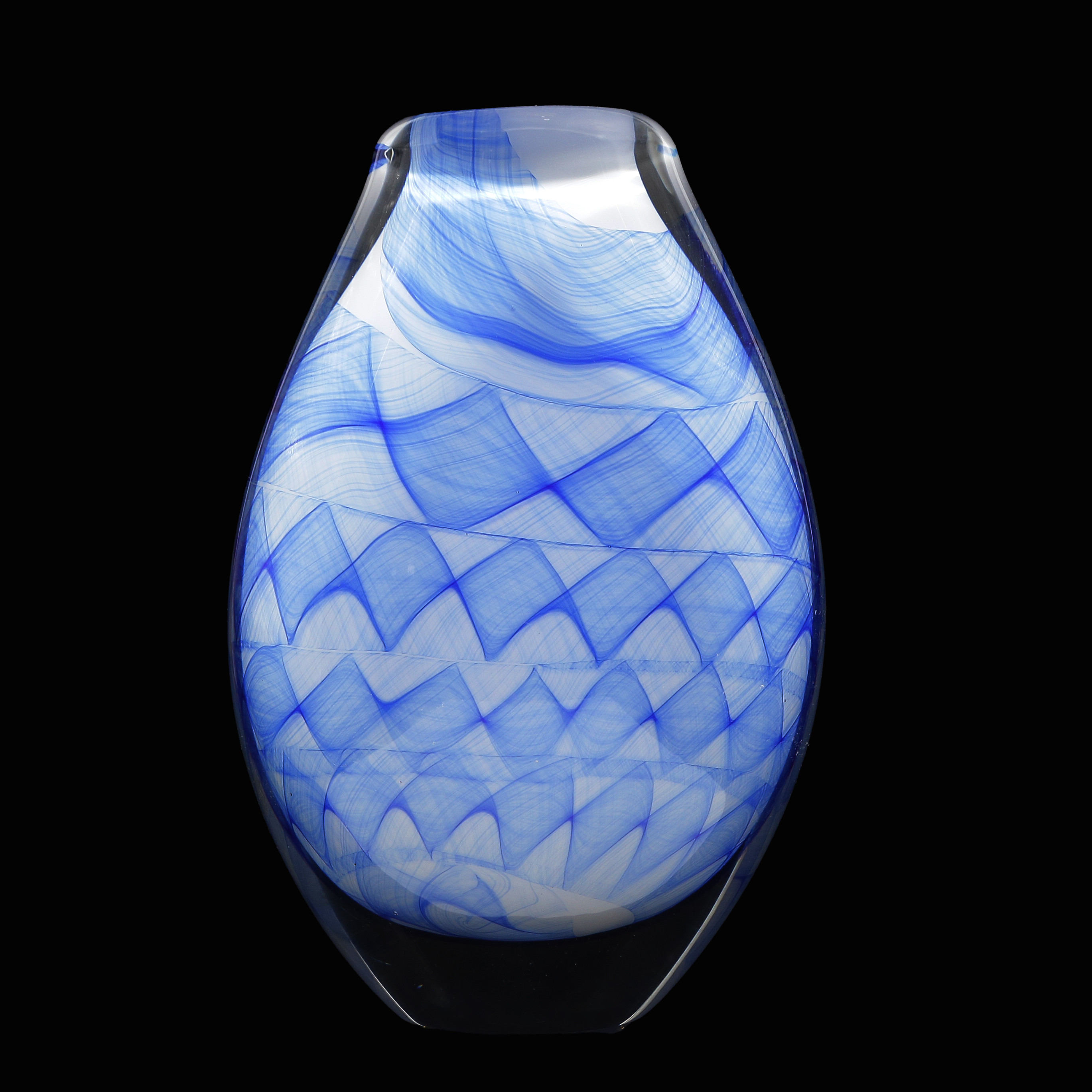 HELEN KRANTZ, STOR VAS (29cm) ORREFORS STUDIO 1998, SIGNERAD, NUMRERAD 943881.