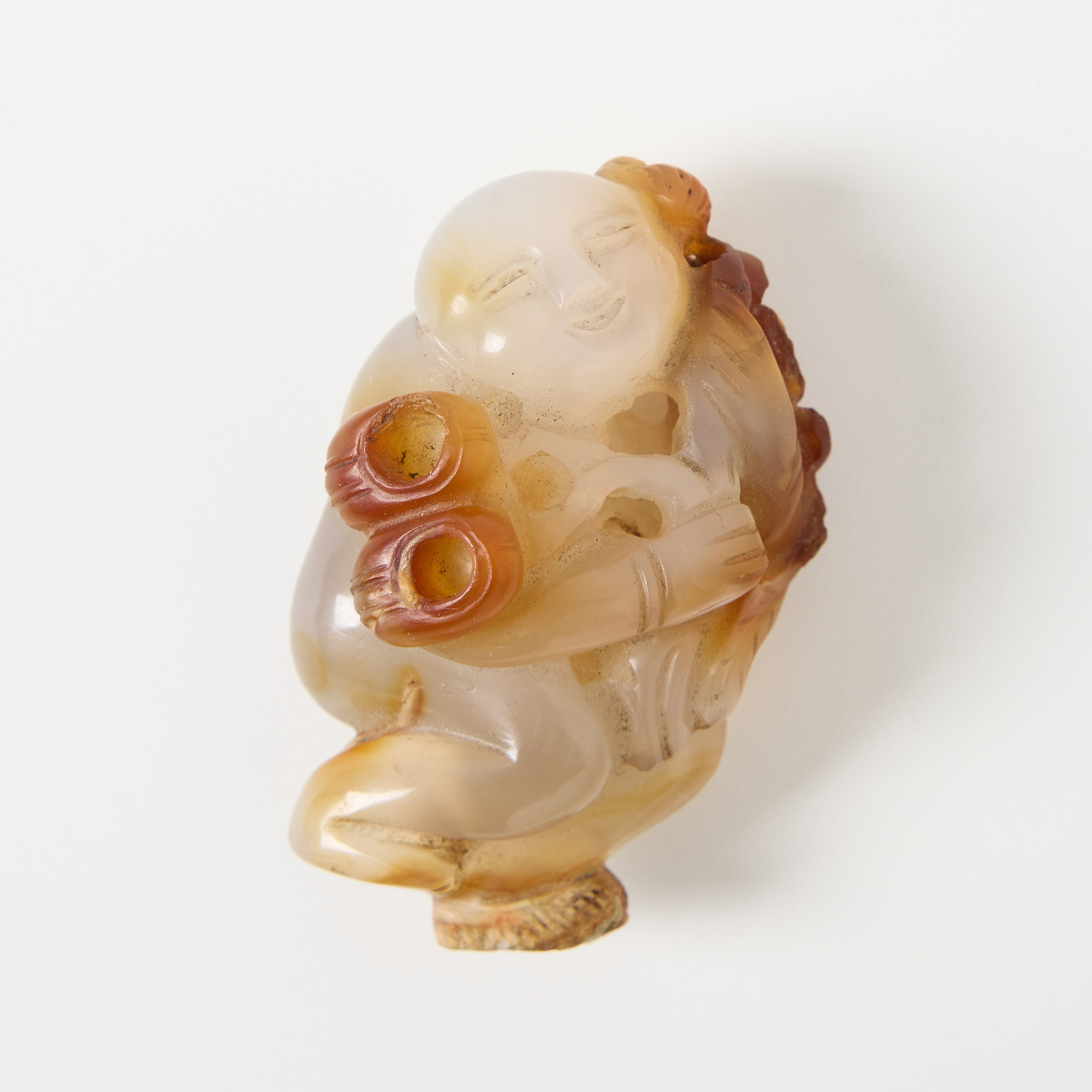 A Chinese Agathe Figure.