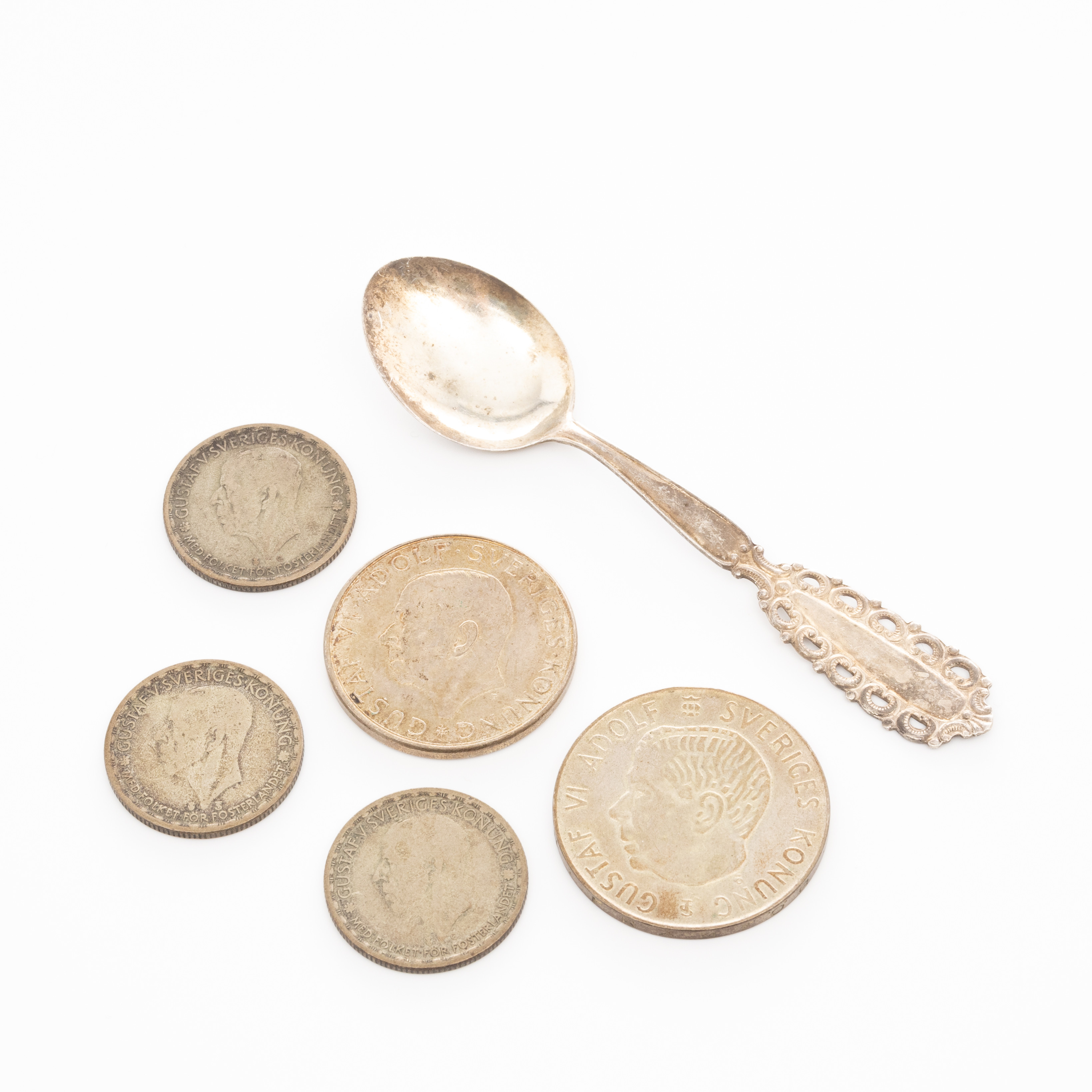 MYNT & SKED, 6 delar, Silver.
