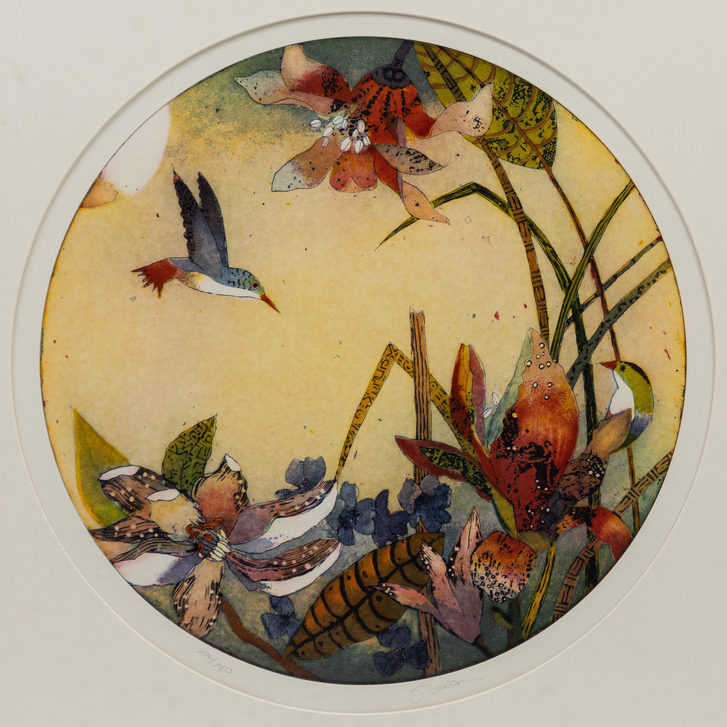 JUTTA VOTTELER. Etsning, 106/180, signerad.