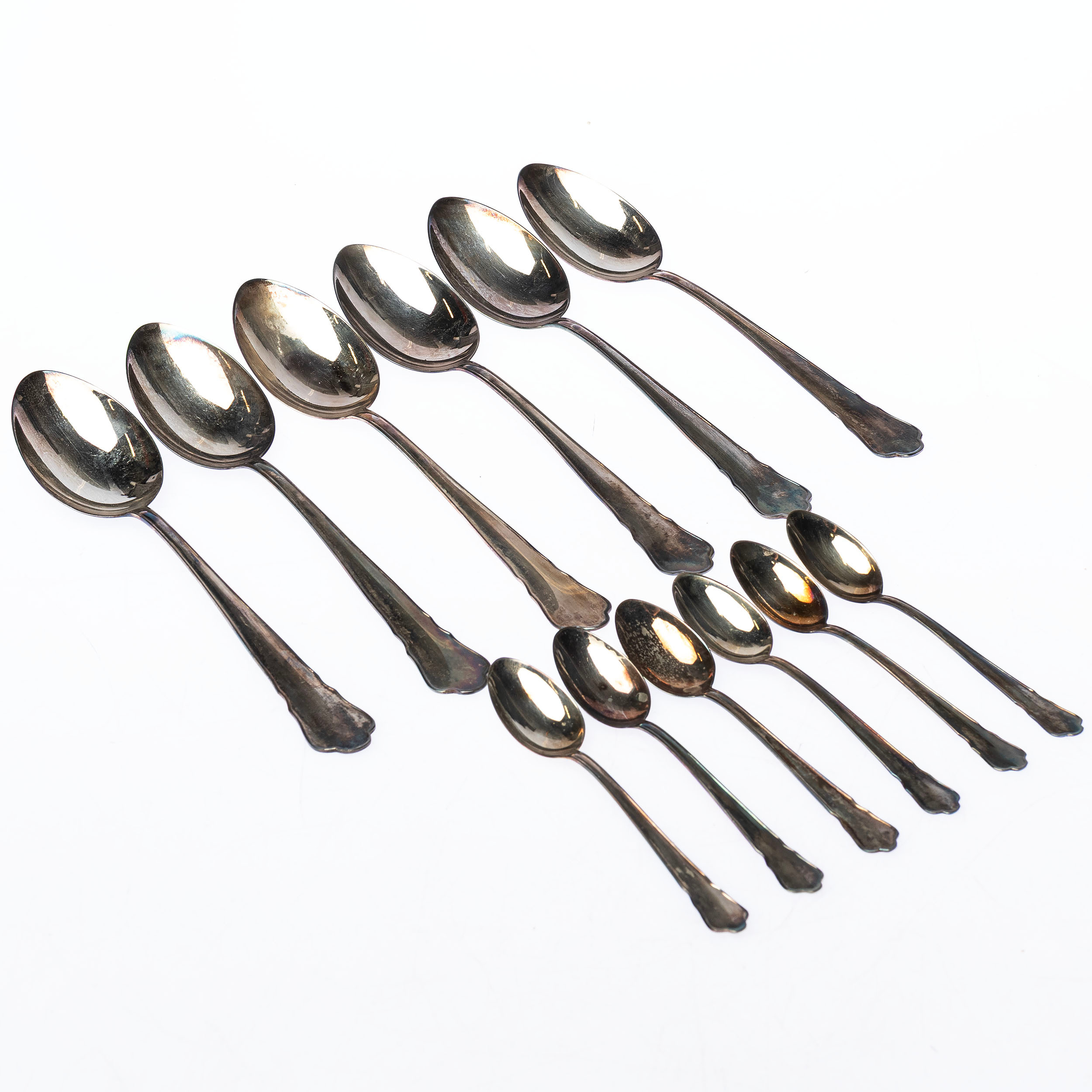 SILVERSKEDAR, ett parti ca 280g.