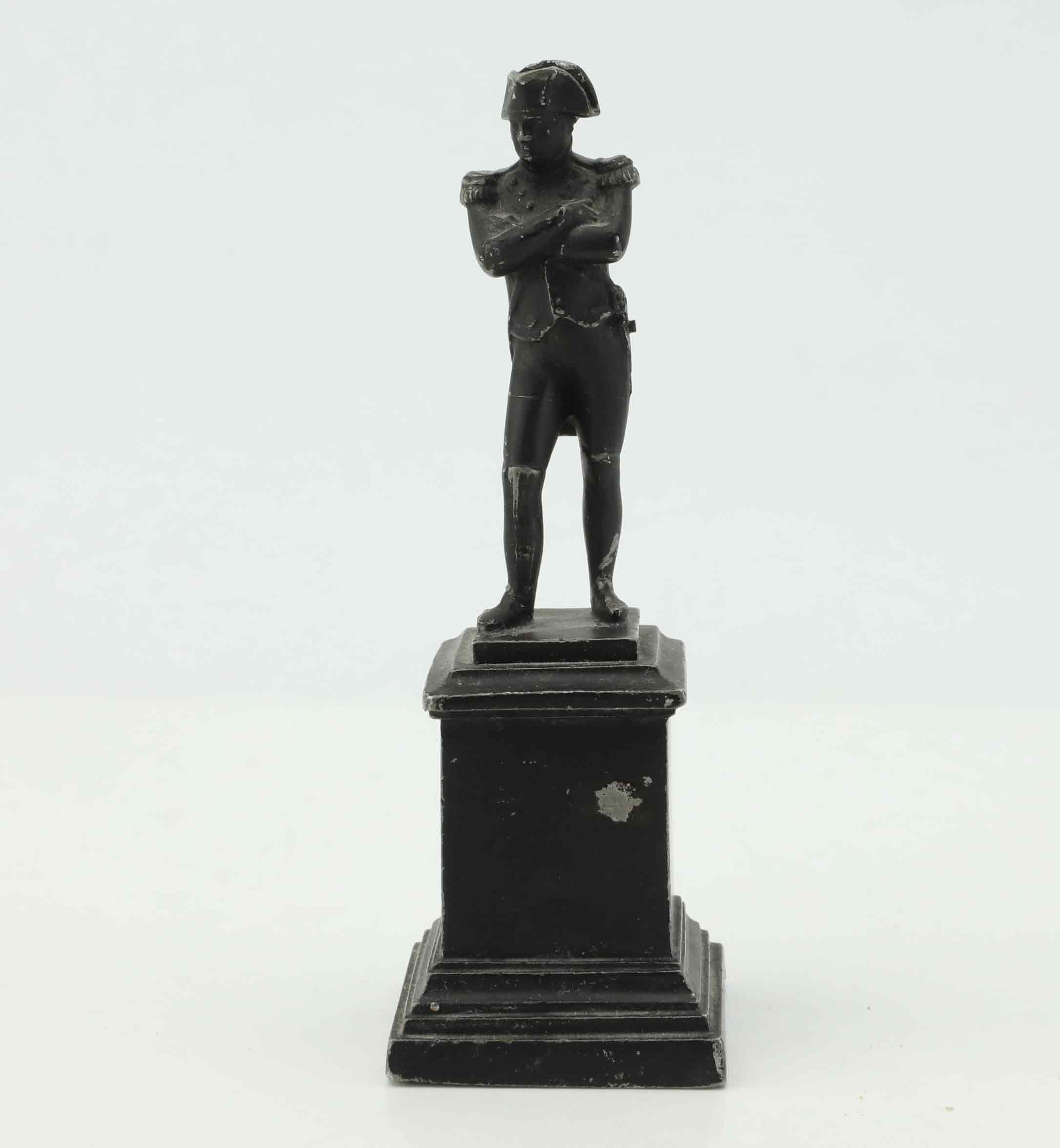 STATYETT, Napoleon Bonaparte, metall, 18/1900-tal.