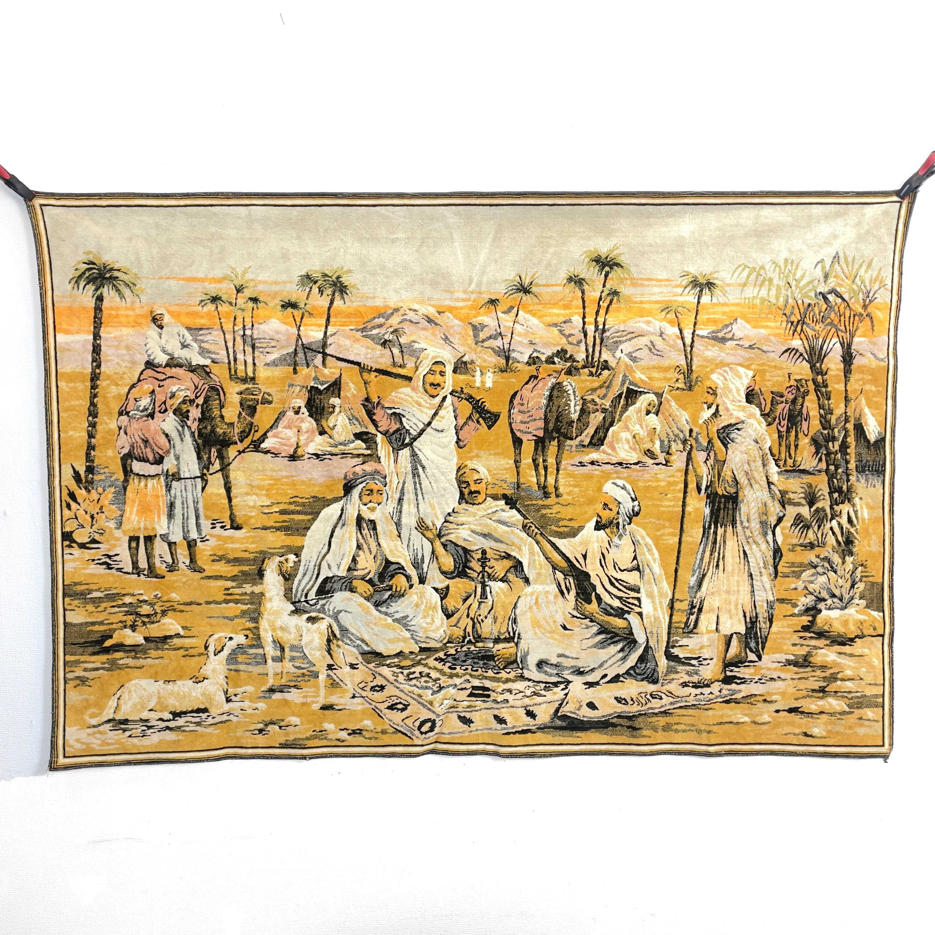 VÄGGBONAD, maskinvävd, orientaliskt motiv, 1900-tal.