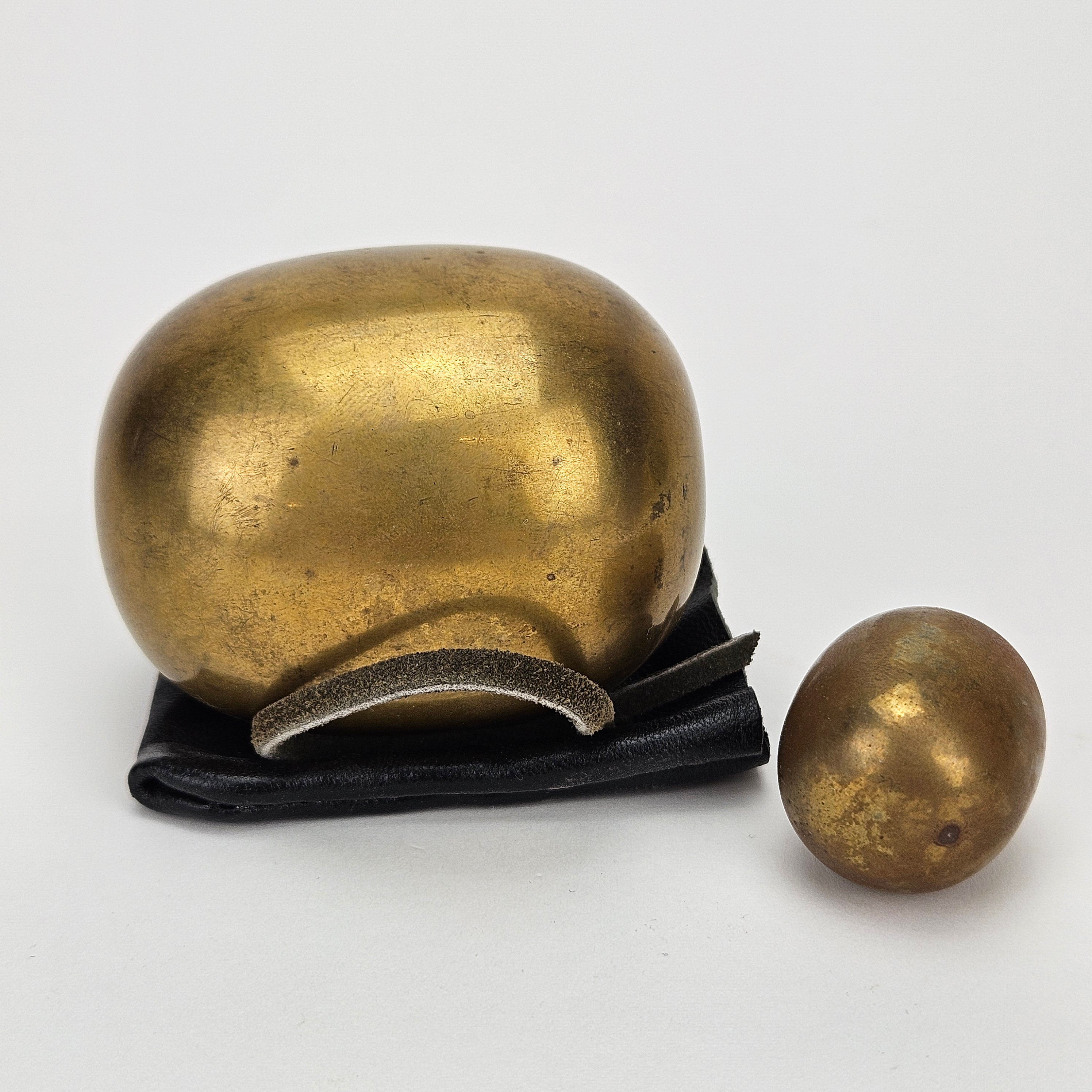 PIET HEIN. Skulpturer, 2 st, brons, "The Super Egg", Skjøde Skjern, Danmark.