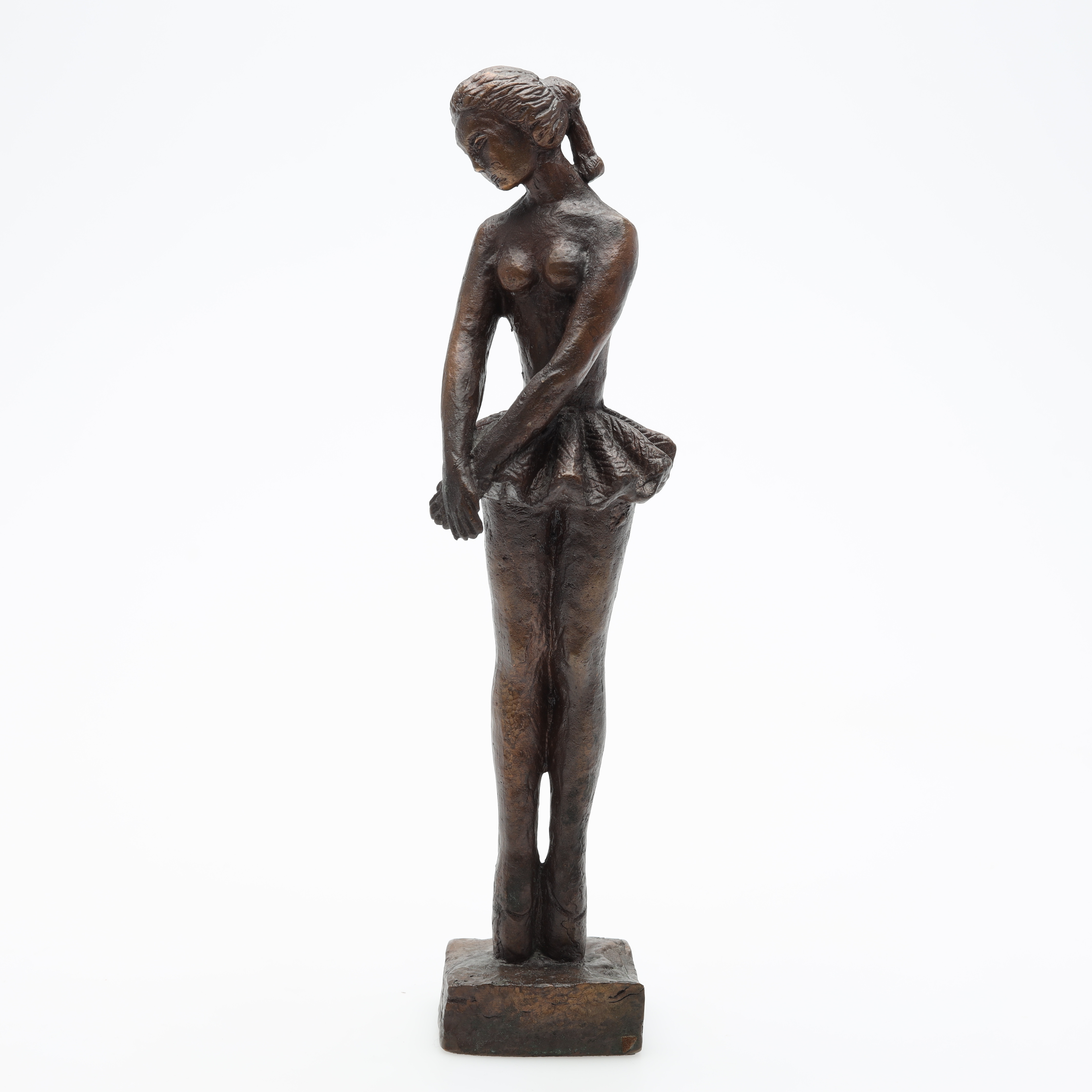 CARL-EINAR BORGSTRÖM. SKULPTUR, brons, "Balettflickan", signerad CEB och numrerad 148.