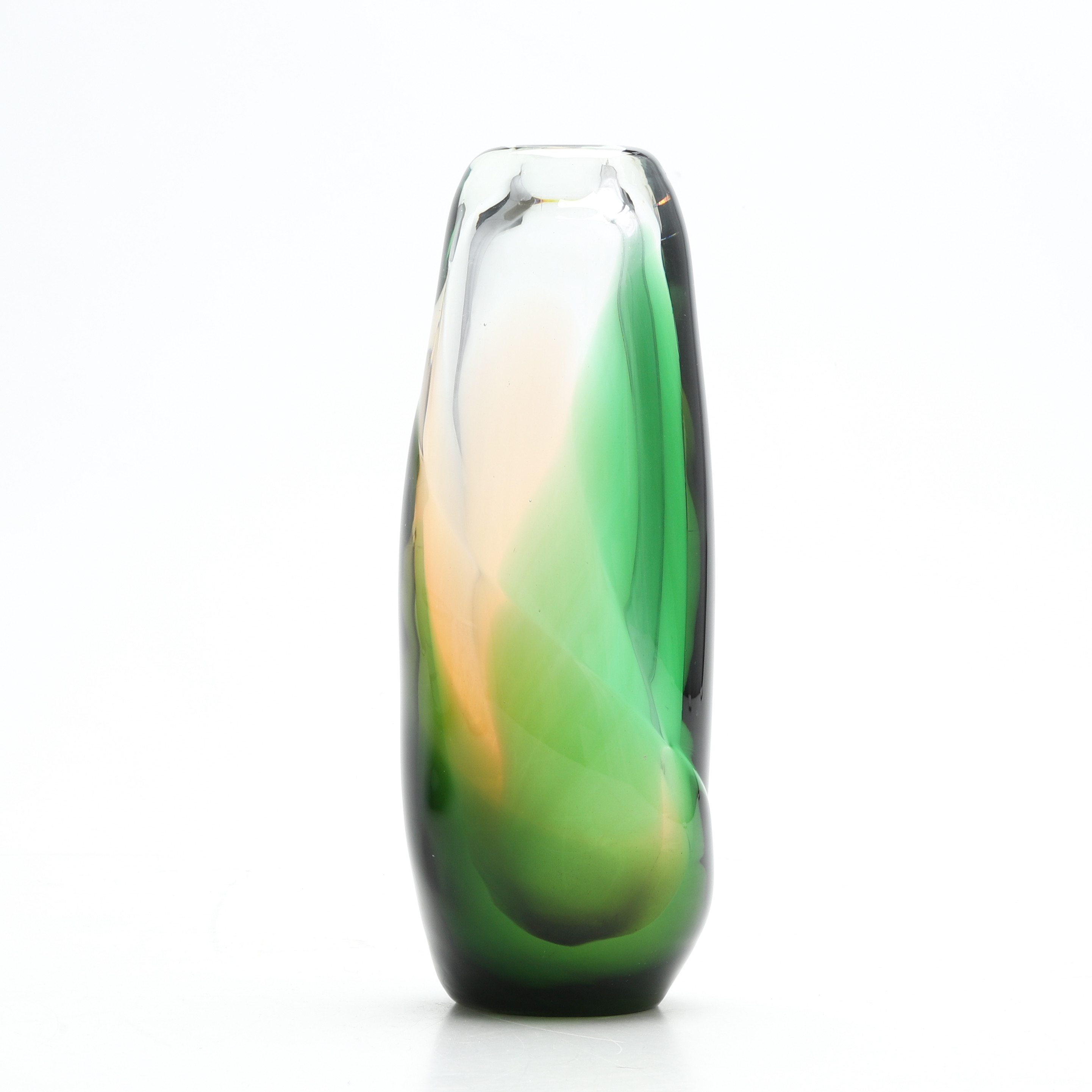 VAS, glas, Murano Italien 1900-talets andra hälft.