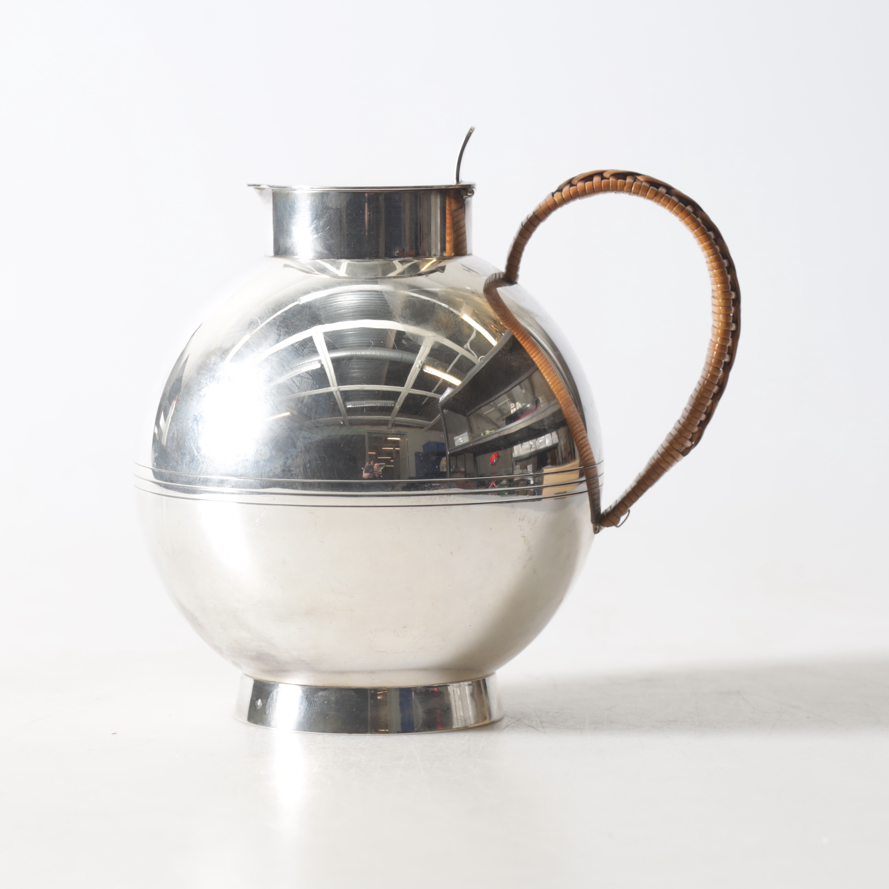 SYLVIA STAVE. Kanna, nysilver, K. Andersson, 1930-tal.