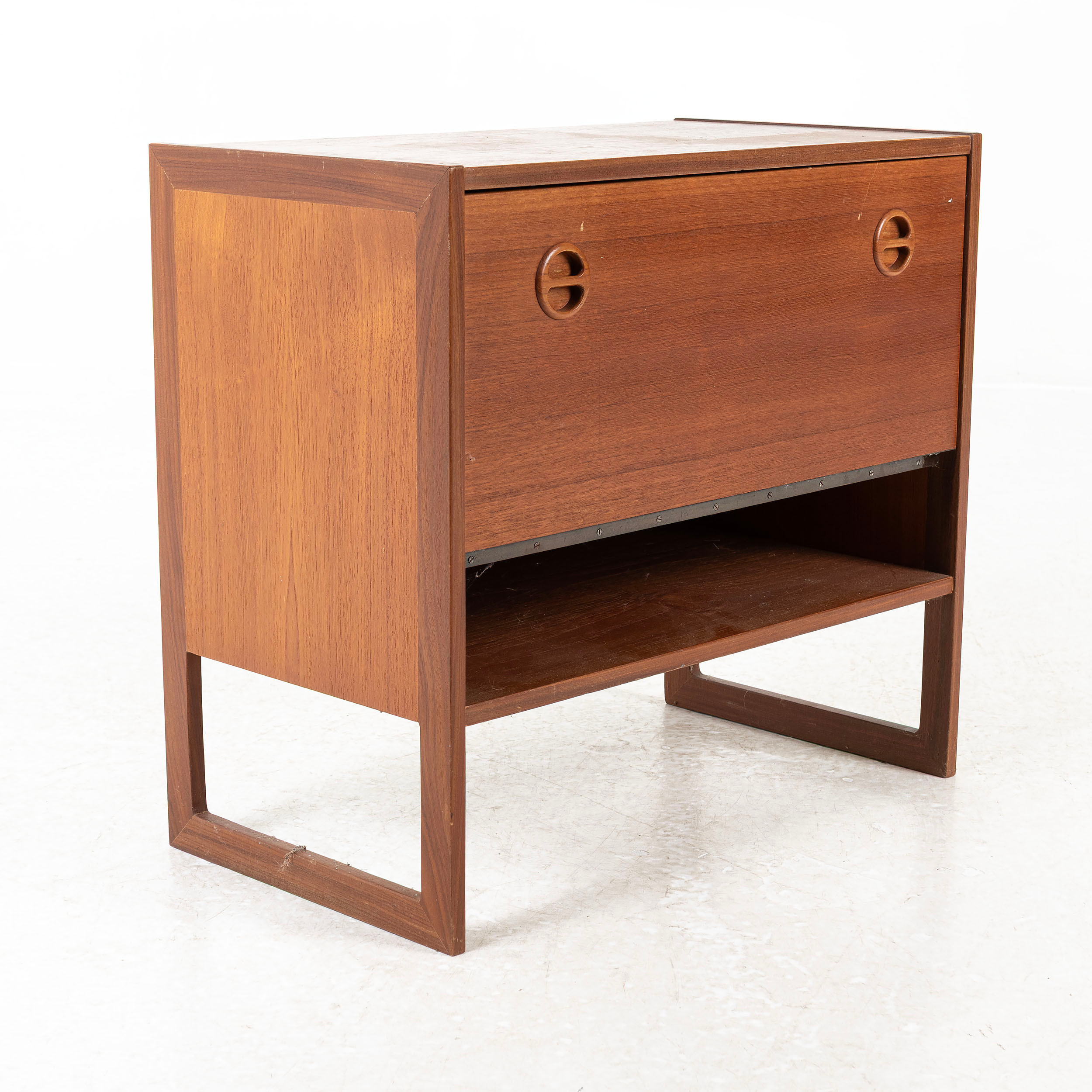 ARNE WAHL IVERSEN. Mediamöbel, "Varie", teak, IKEA, 1960-tal.