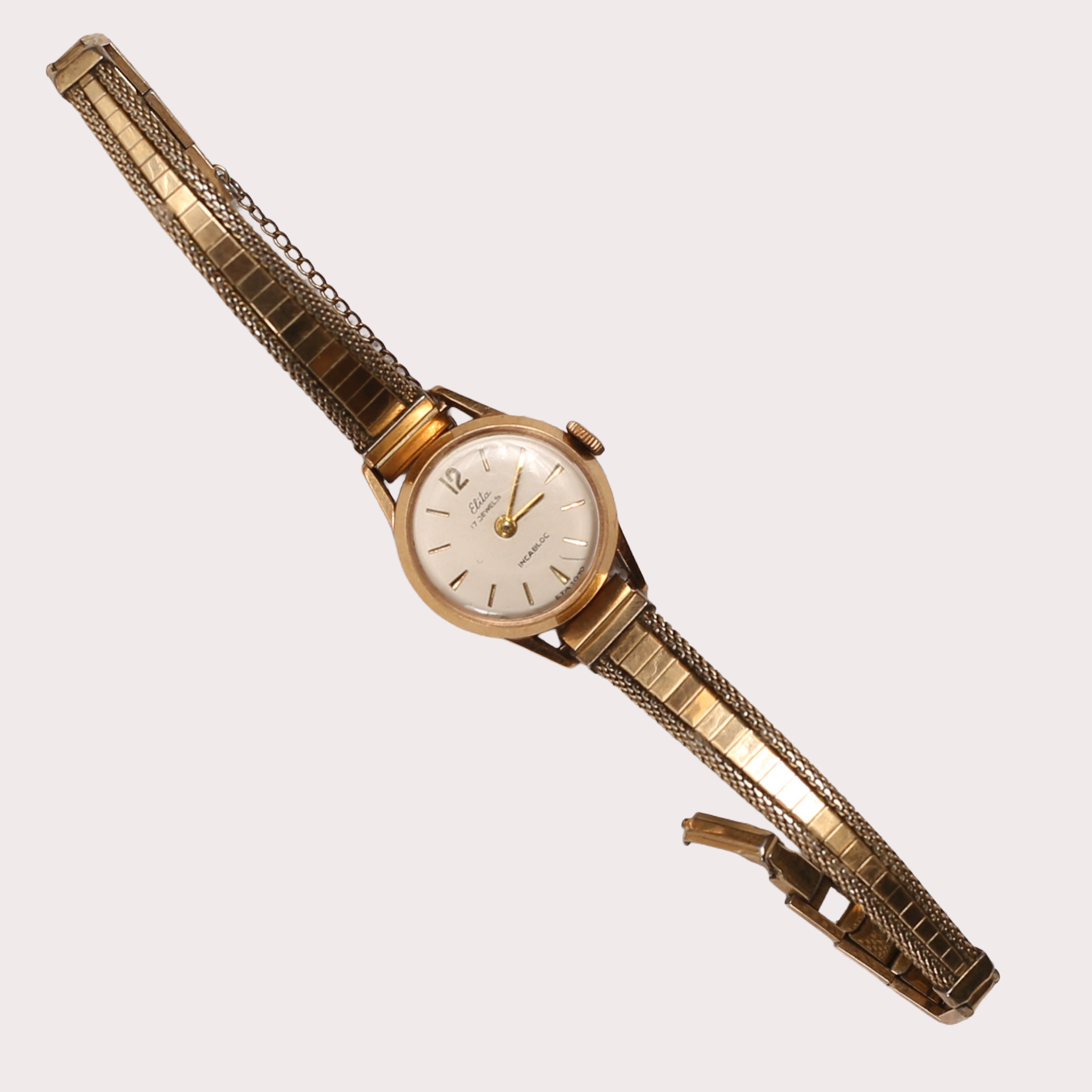 ARMBANDSUR, Elita, 18k guld med doublelänk.