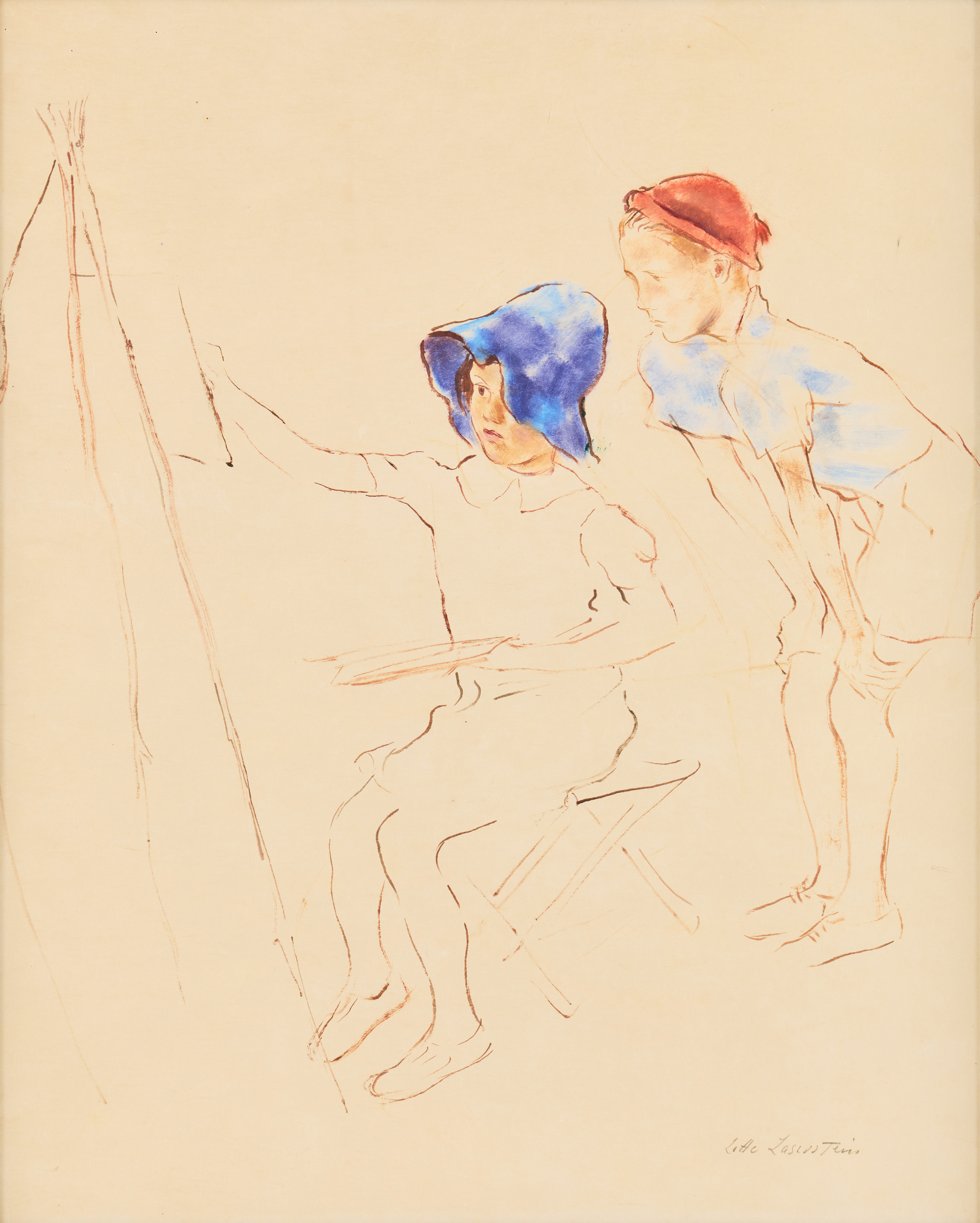 LOTTE LASERSTEIN. "Ung målare".