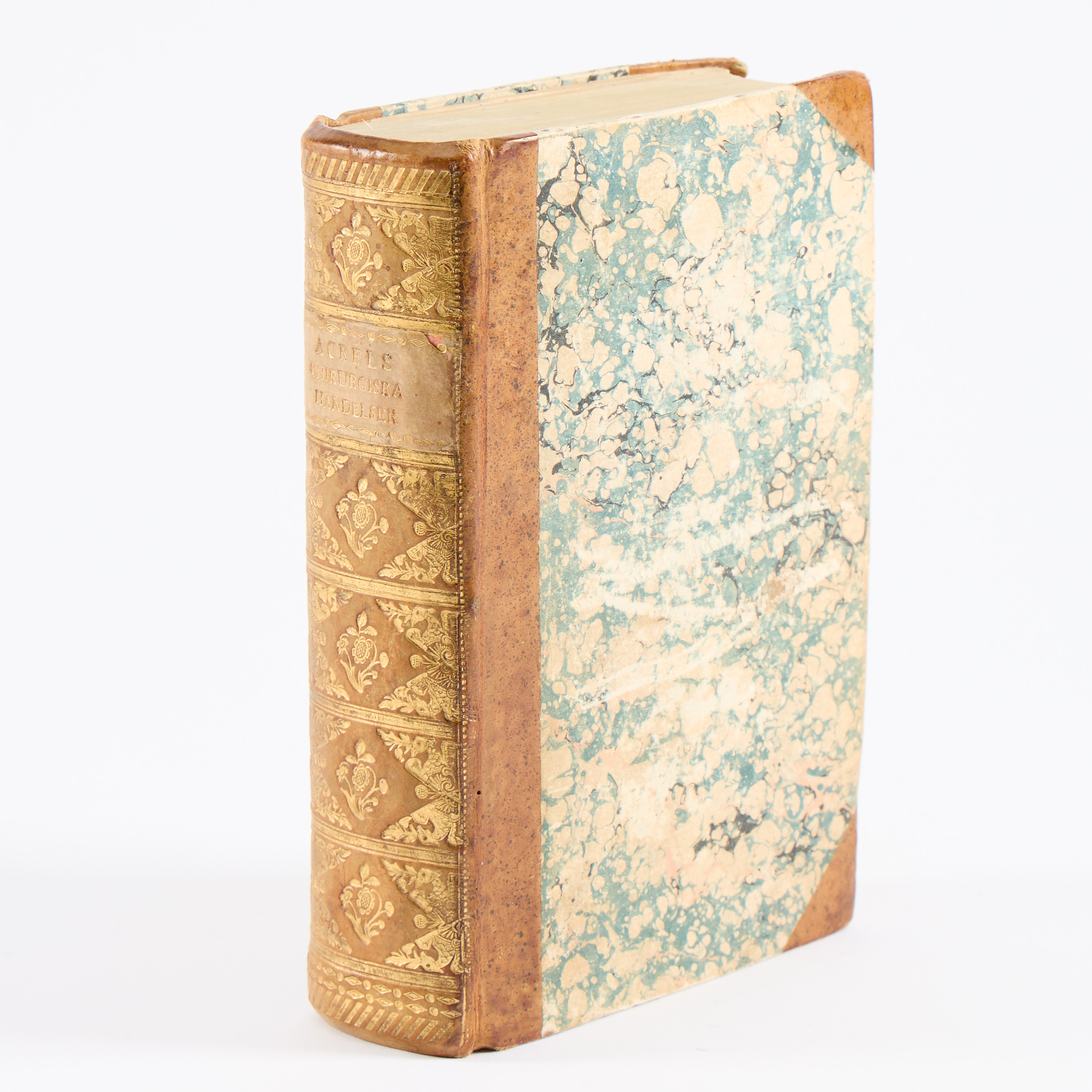 BOK, "Chirurgiska händelser", Olof Acrel, Stockholm, 1775.
