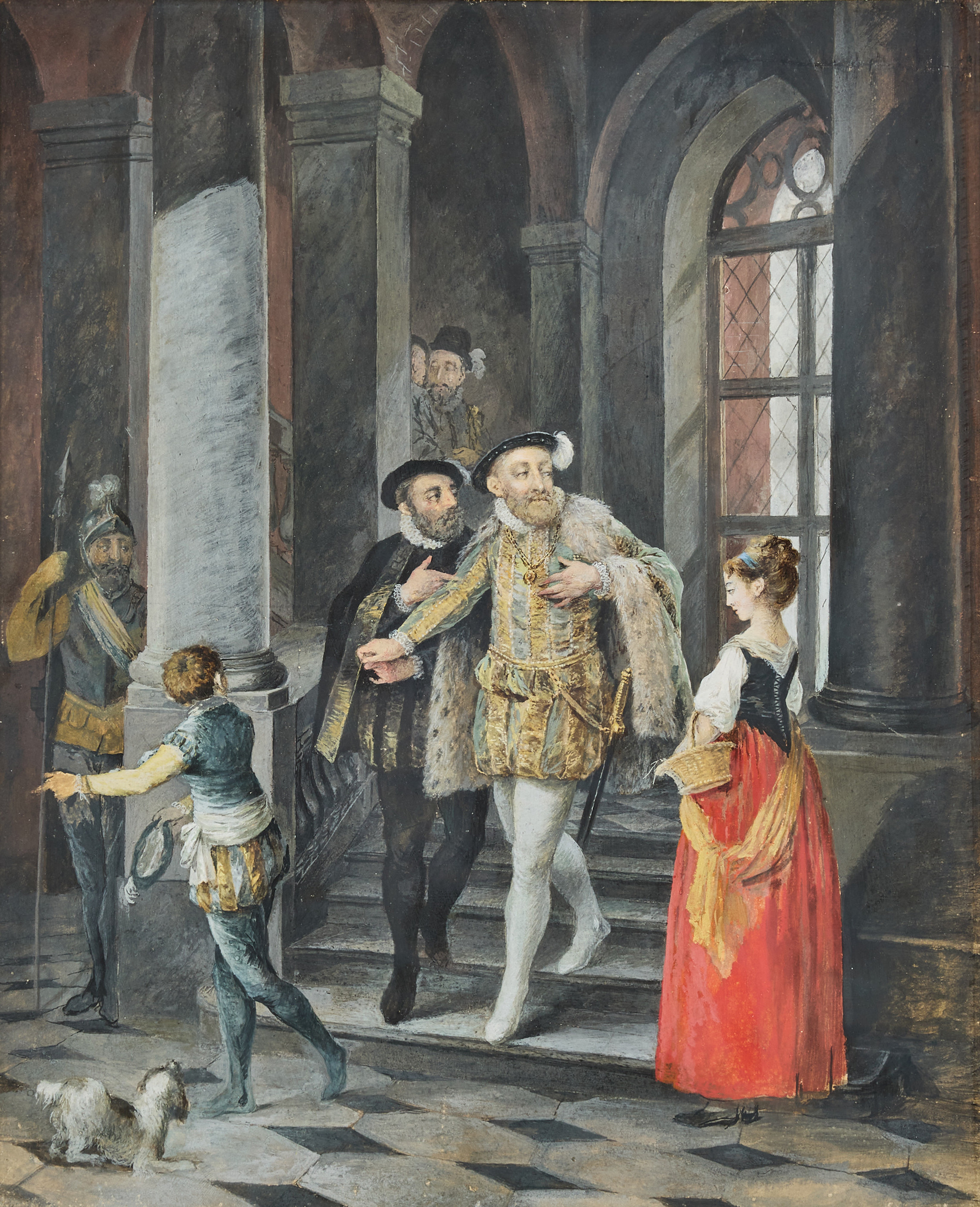 NIKLAS LAFRENSEN D.Y. "Erik XIV upptäcker Karin Månsdotter".