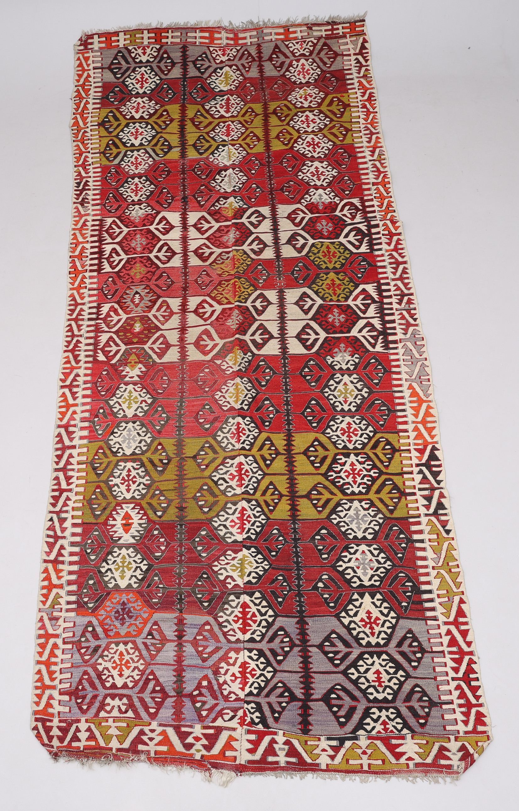 KELIMVÄVNAD, DUBBELVARP, Turkiet, 346x146 cm.