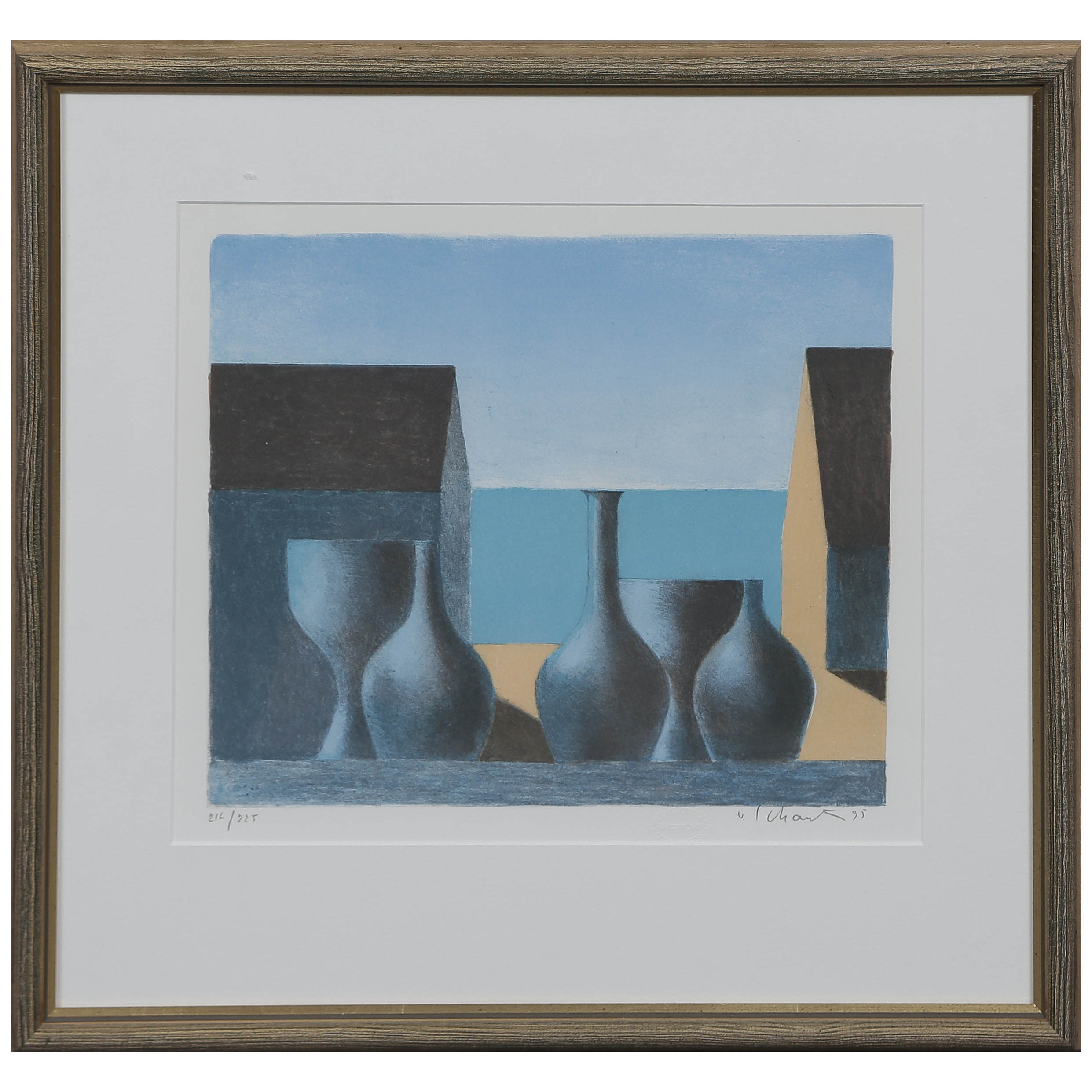 PHILIP VON SCHANTZ. (1928-1998) FÄRGLITOGRAFI 216/225, SIGNERAD.