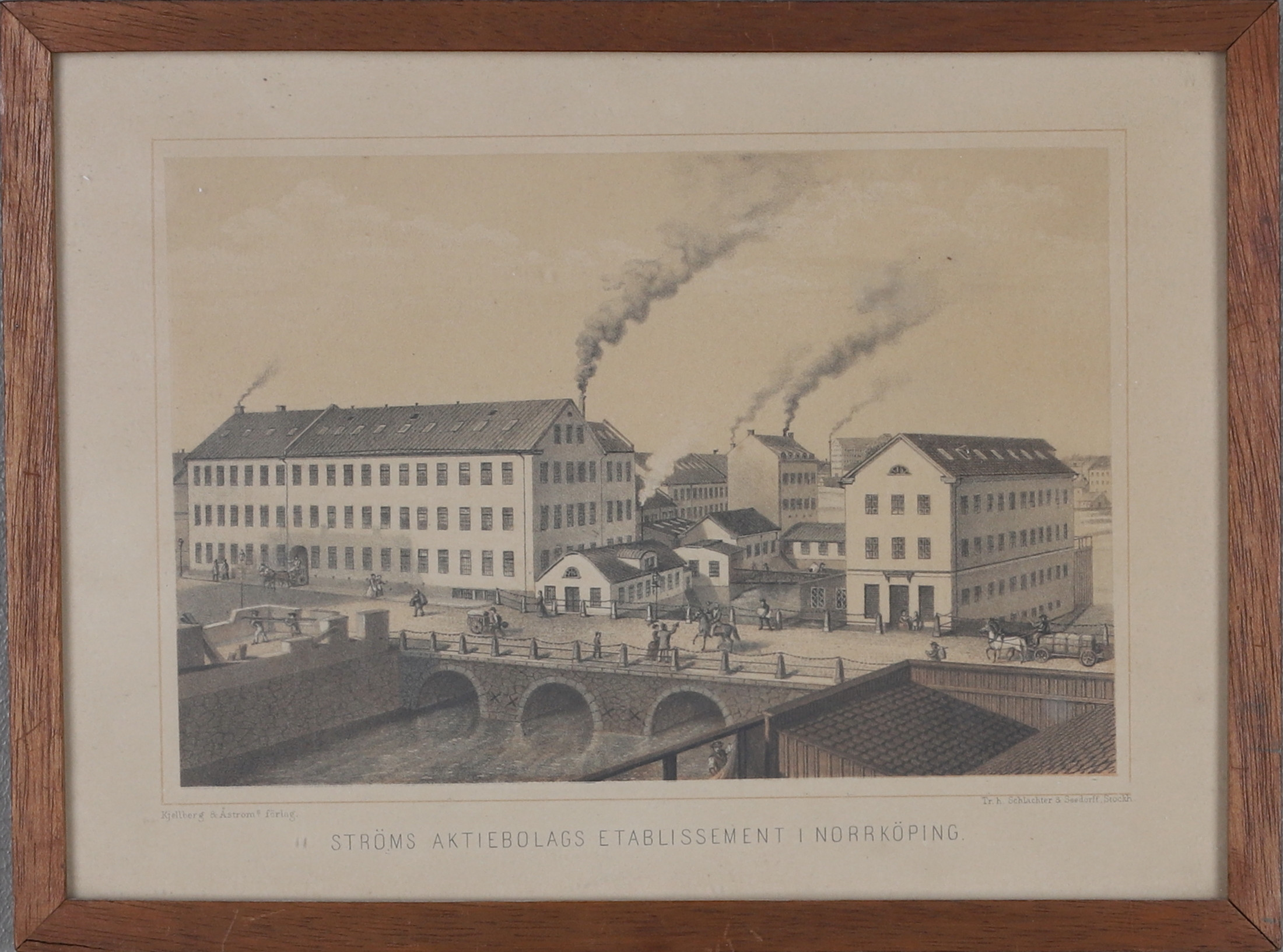 GRAFISKT TRYCK, "Ströms Aktiebolag Etablissement i Norrköping", Kjellberg & Åströms Förlag.