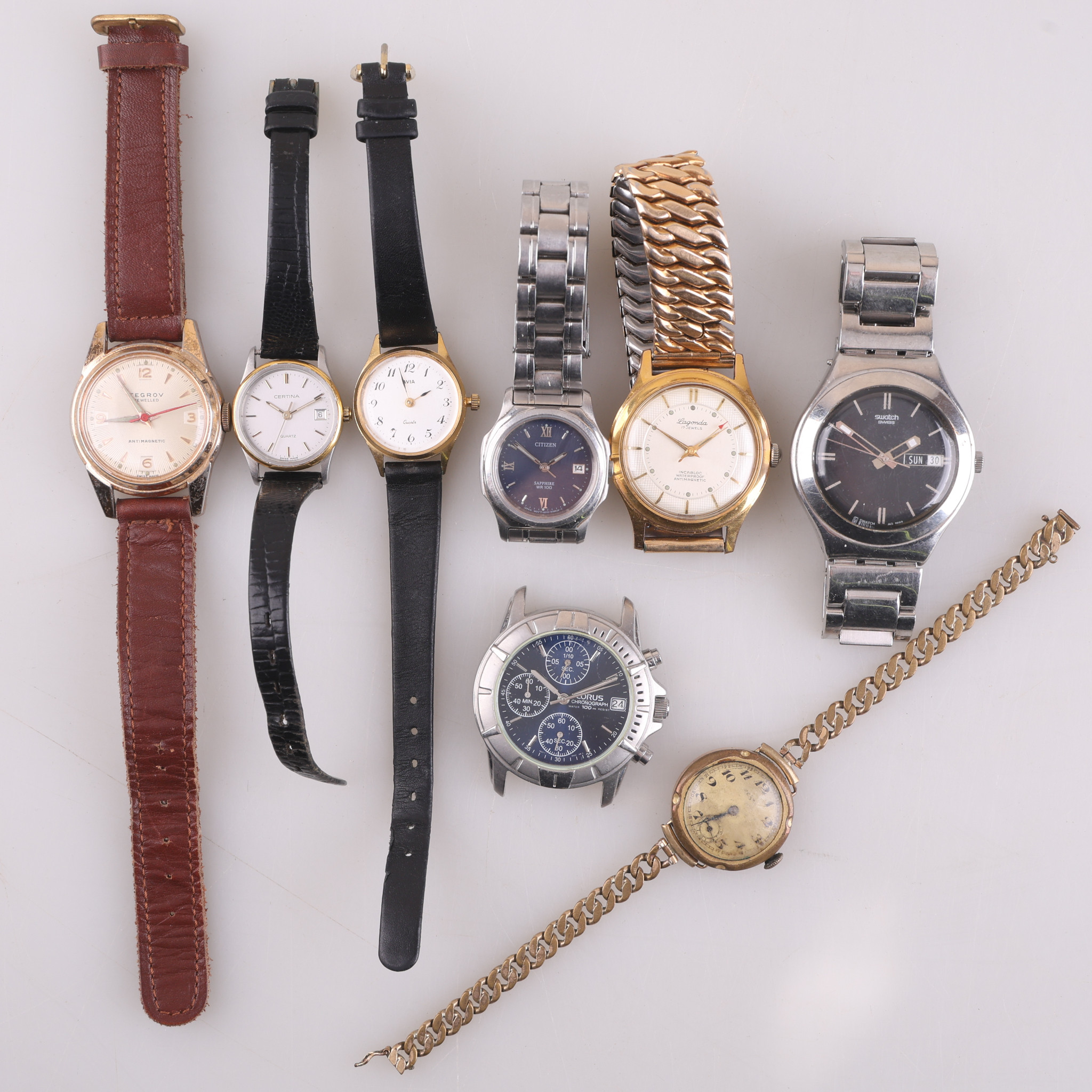 PARTI ARMBANDSUR, 8 stycken.