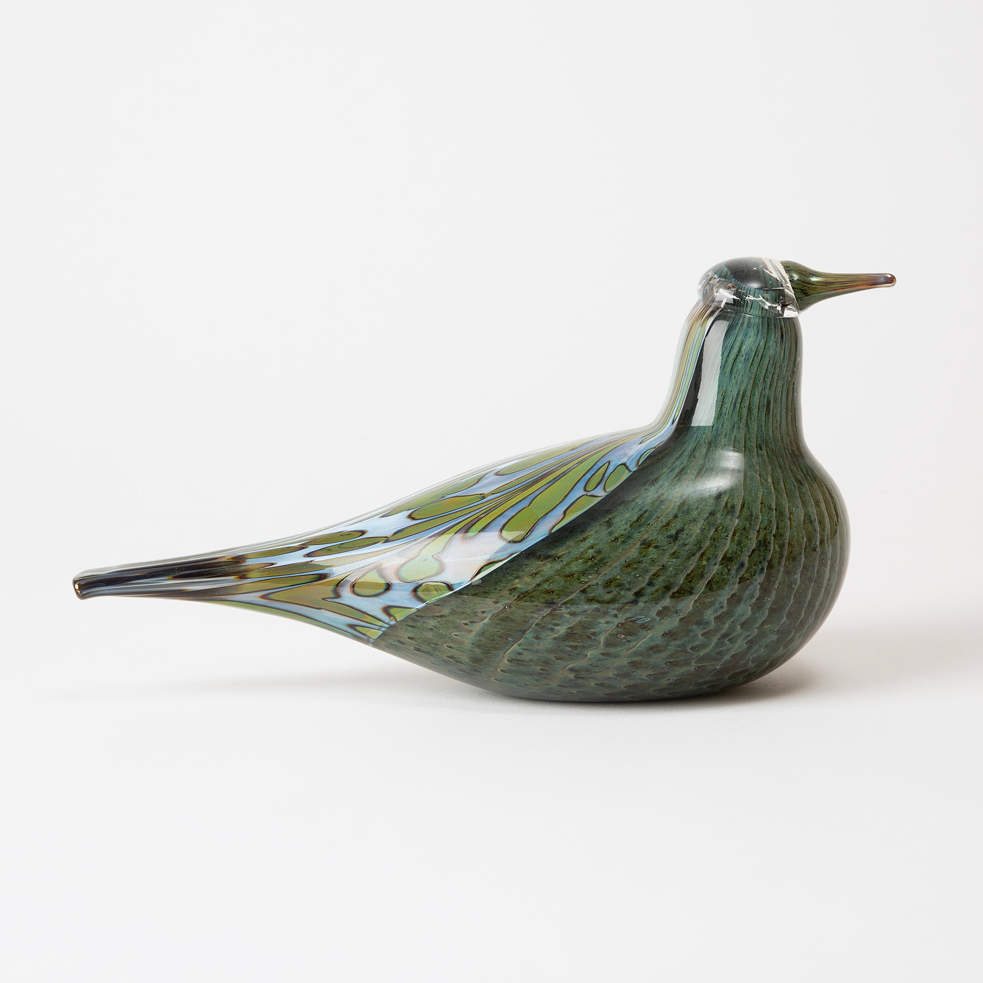 OIVA TOIKKA. Fågel, glas, signerad O. Toikka, Nuutajärvi, daterad 1997.