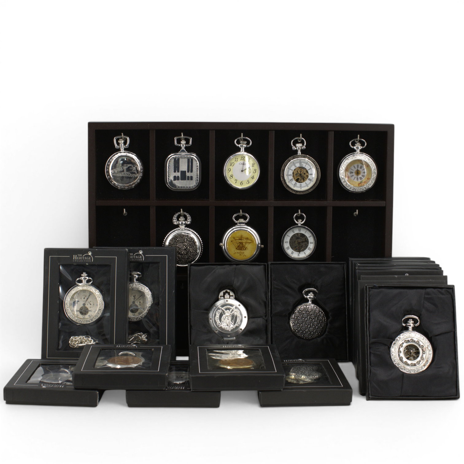 FICKUR, 19 st, Atlas/Heritage Collection med två displaytavlor, 2000-tal.
