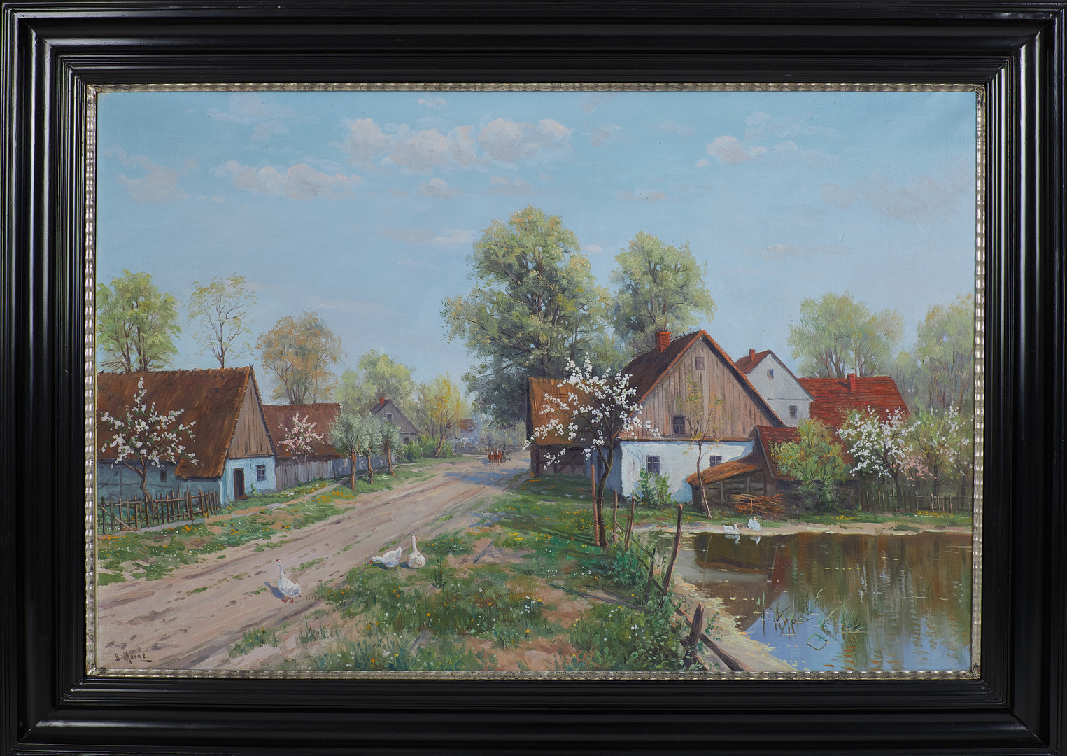 BRUNO MORAS (1883-1939). Bylandskap.