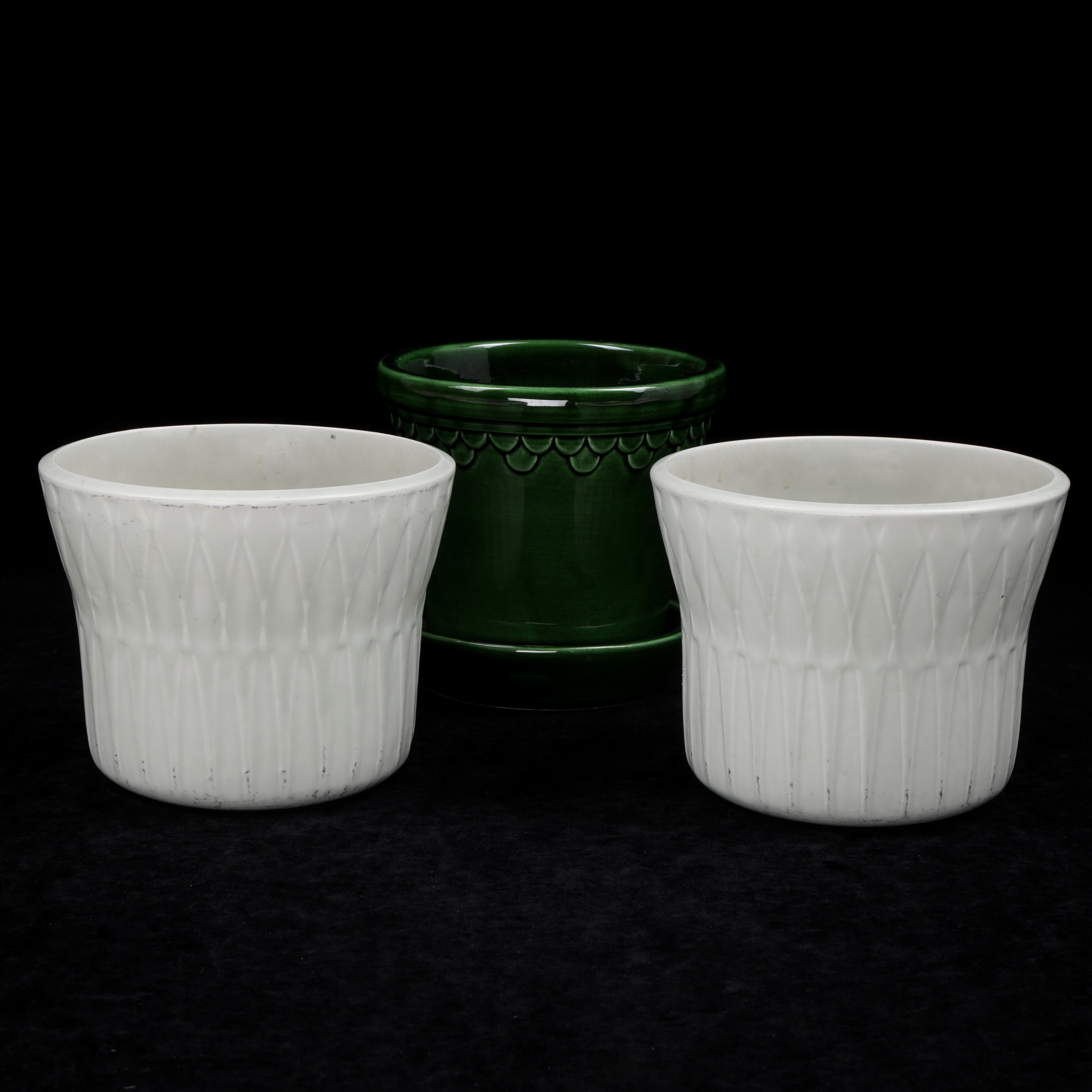 YTTERFODER, 3 st, Bergs Pottery, Upsala-Ekeby.