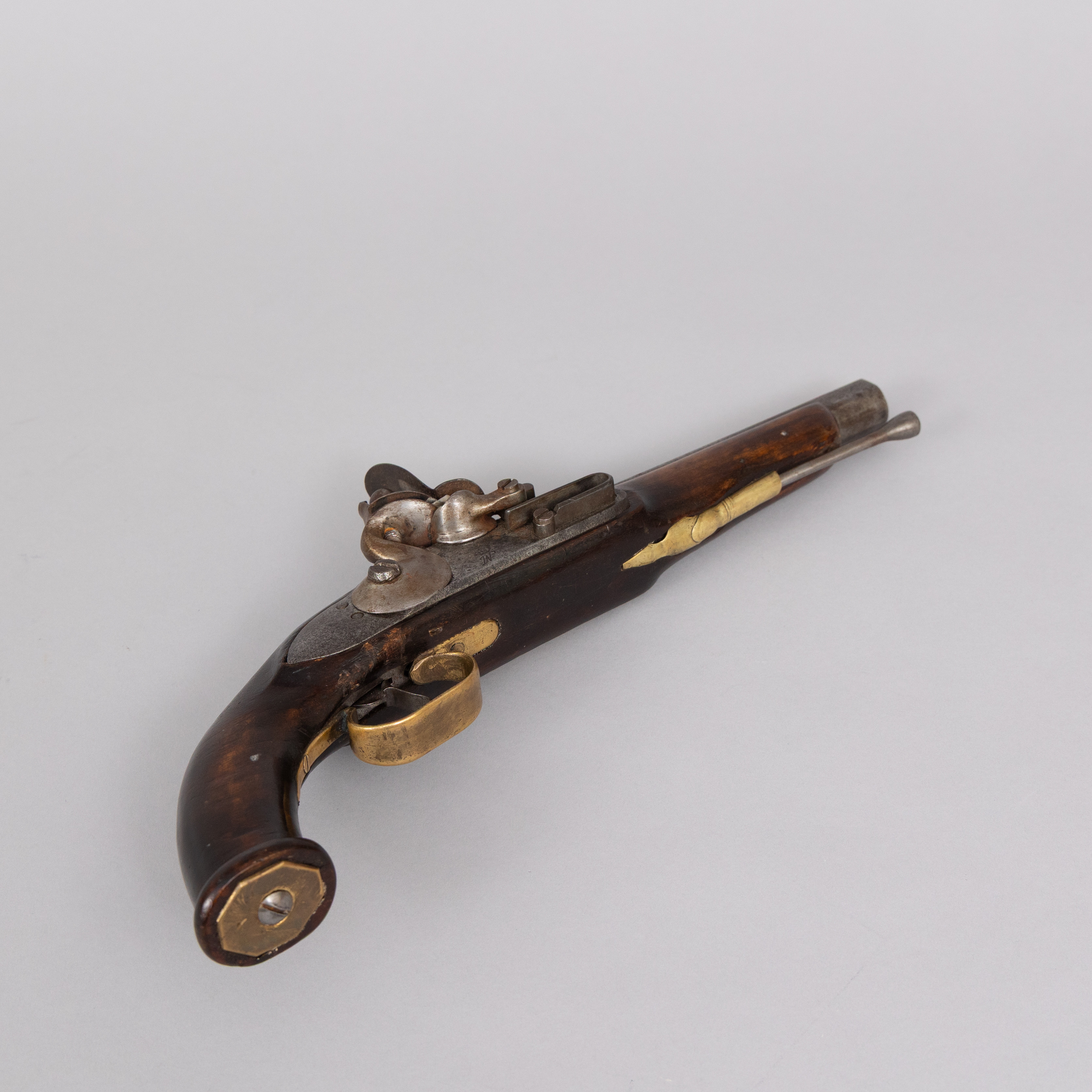 FLINTLÅSPISTOL, England 1700-tal.